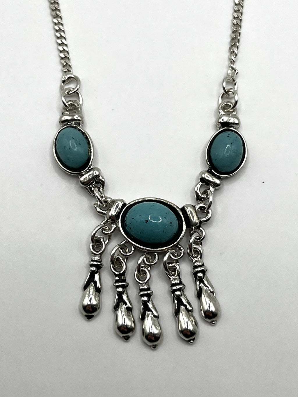 Vintage 925 Hopea Kreikkalainen Kaulakoru 1.5mm, 44cm