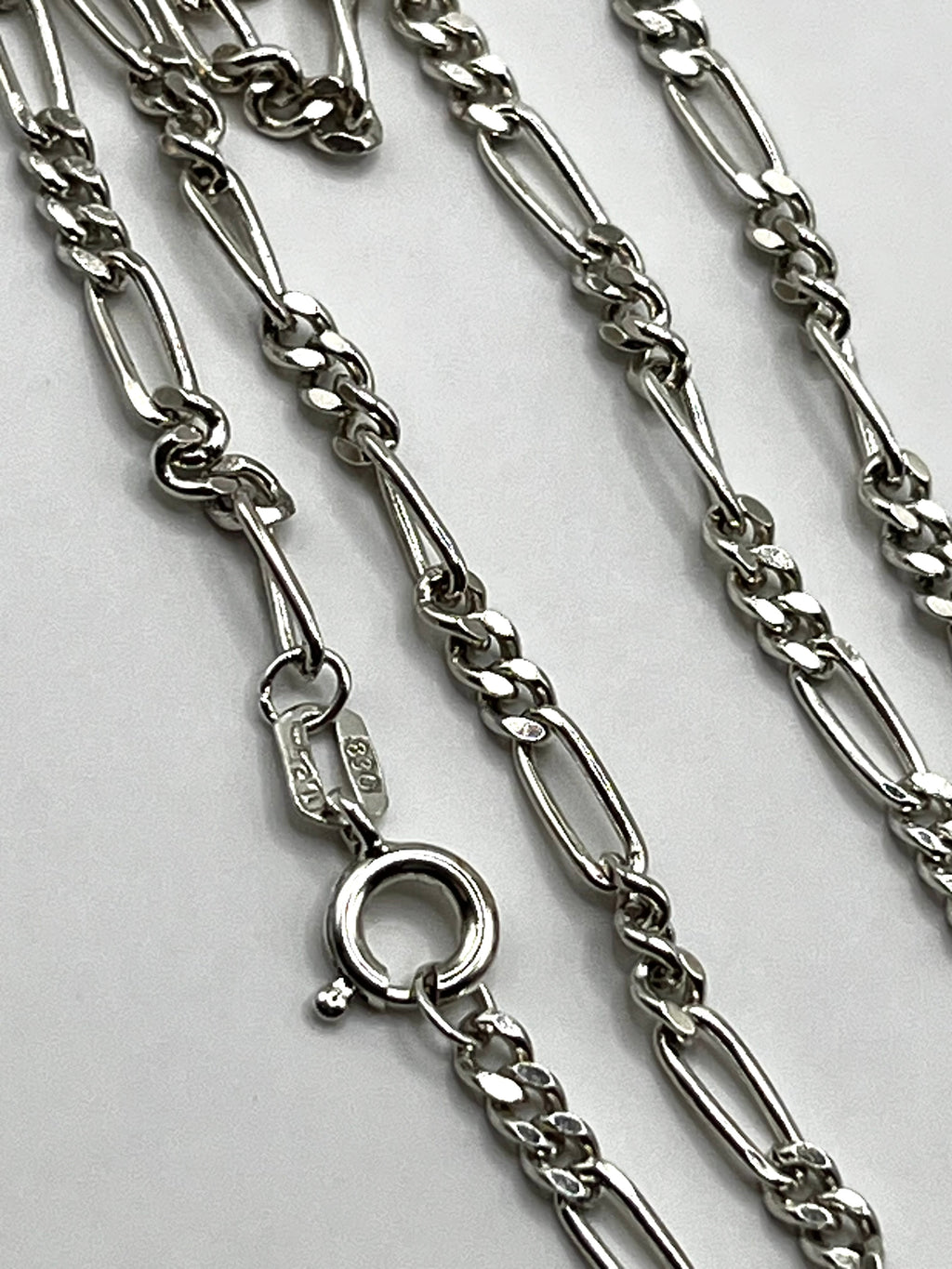 925 Hopea Figaro Kaulaketju 3mm, 42cm