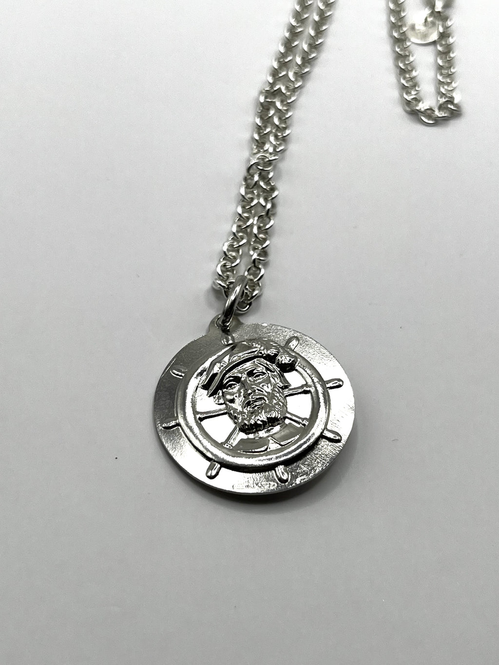 925 Hopea Merimies Riipus Kaulaketjulla 3mm, 50cm