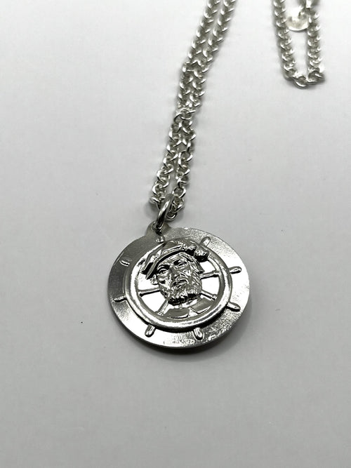 925 Hopea Merimies Riipus Kaulaketjulla 3mm, 50cm