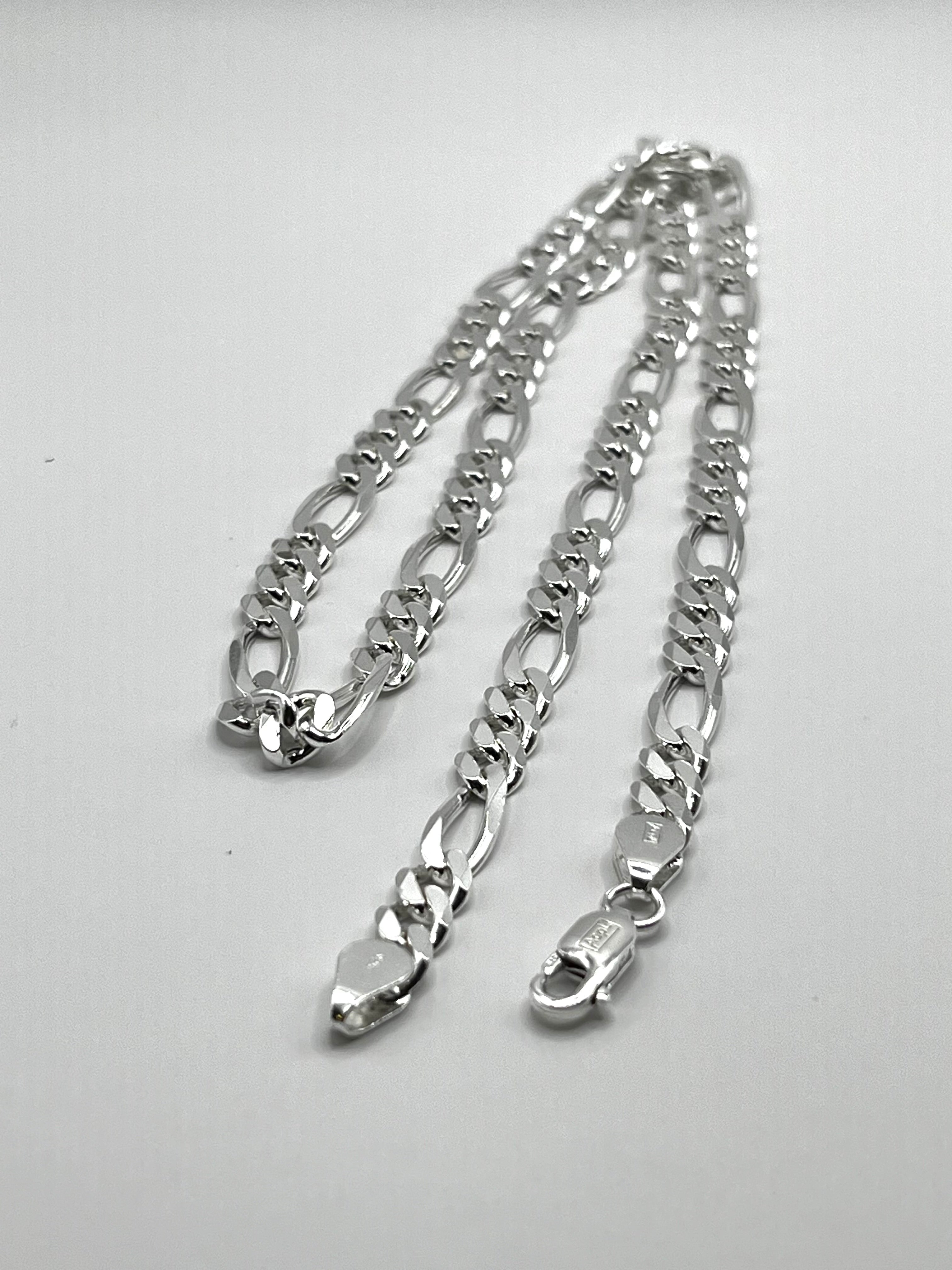 925 Hopea Figaro Kaulaketju 6mm, 61cm