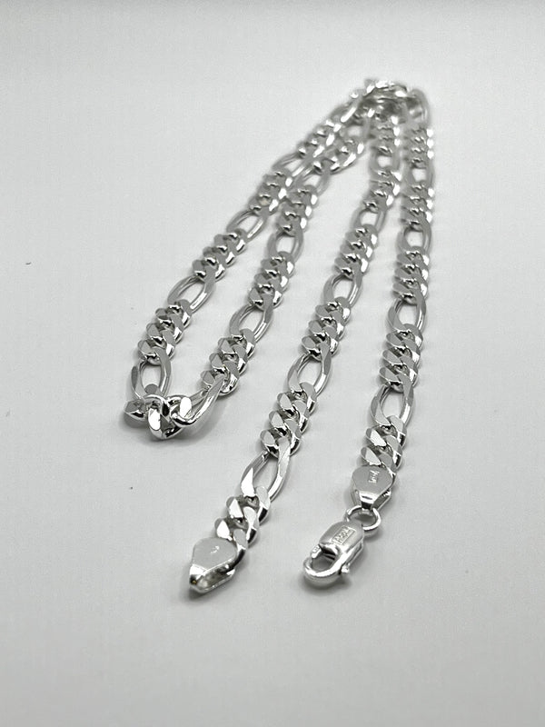 925 Hopea Figaro Kaulaketju 6mm, 61cm