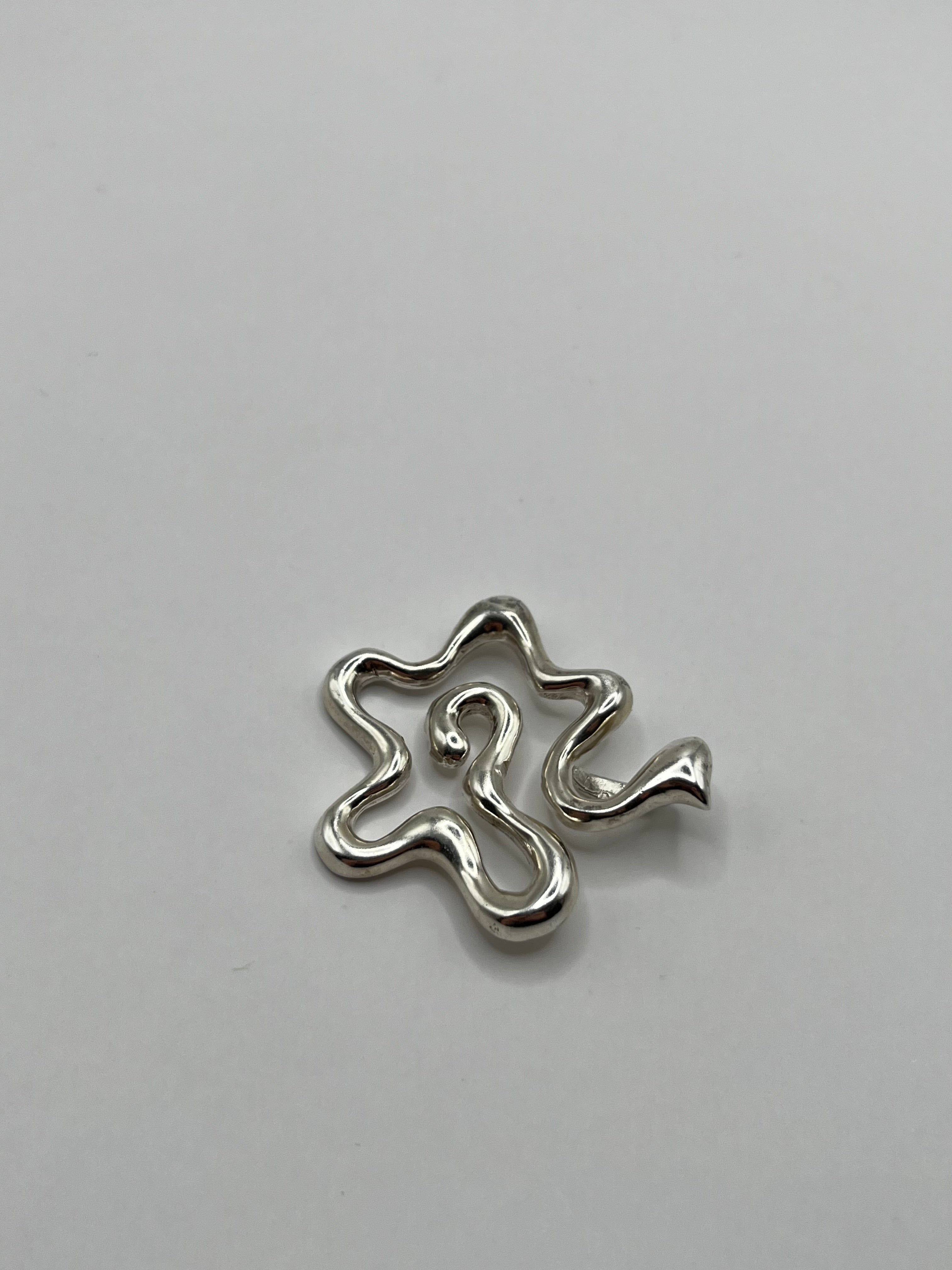 Vintage 925 Hopea "Roiske" Riipus 33mm x 33m