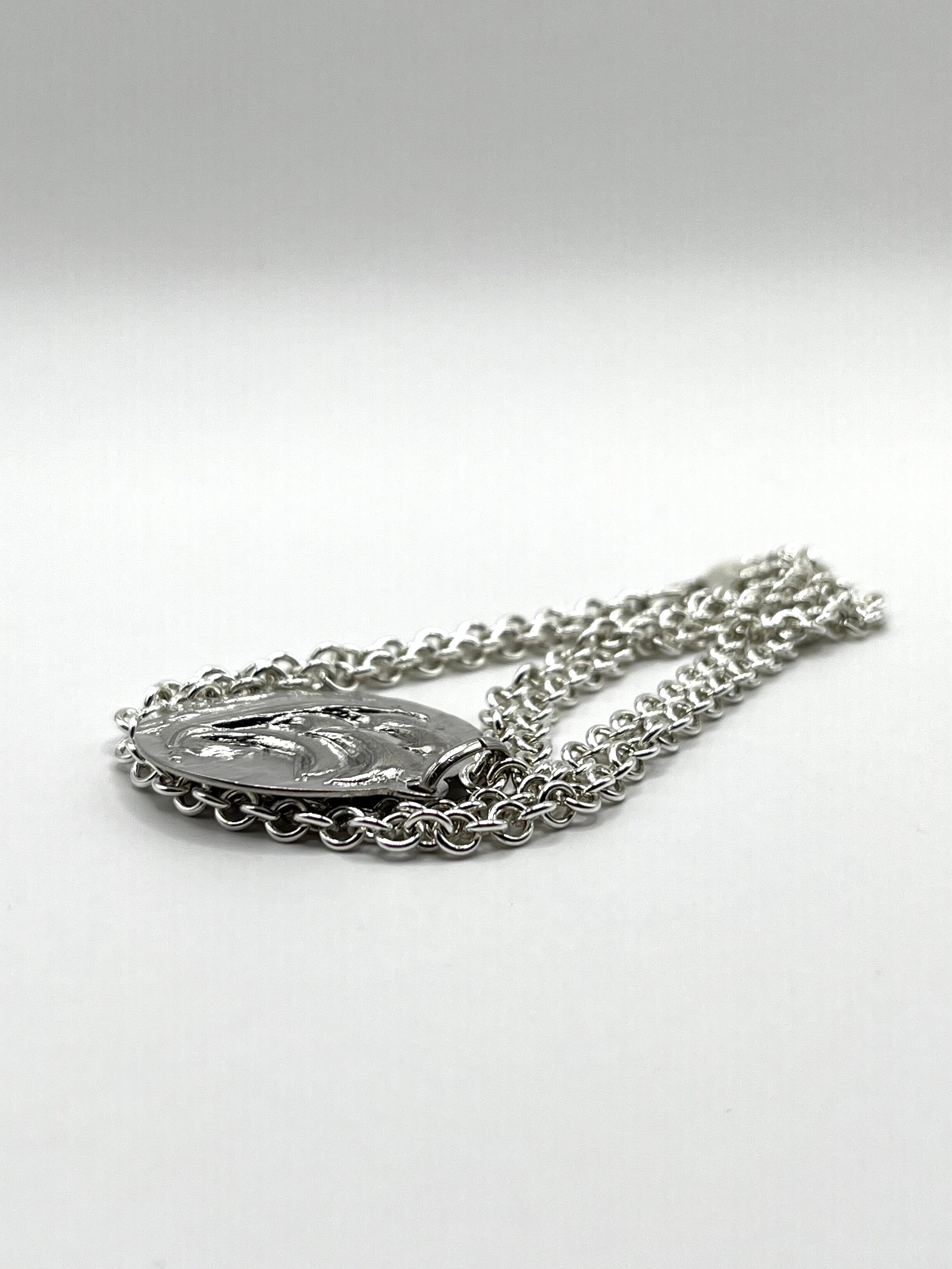 925 Hopea Merimies Riipus Kaulaketjulla 3mm, 50cm