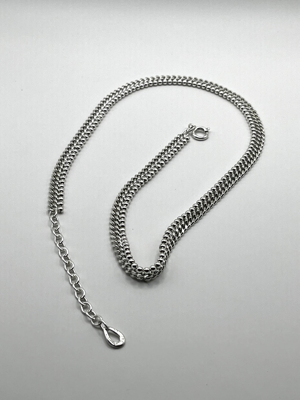 Vintage 925 Hopea Kaulaketju 6mm, 48cm