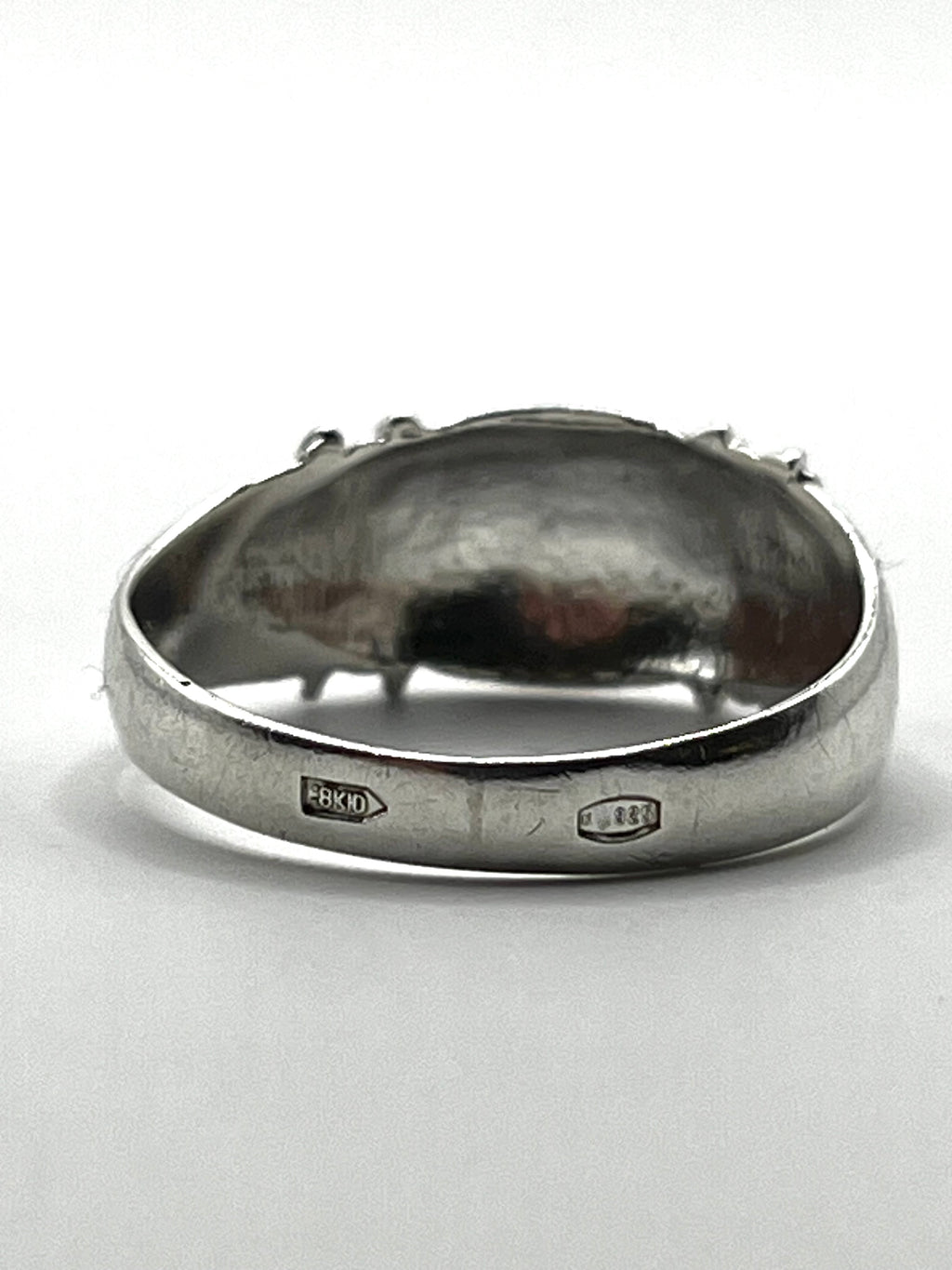 Vintage 925 Hopea Sormus - 19mm