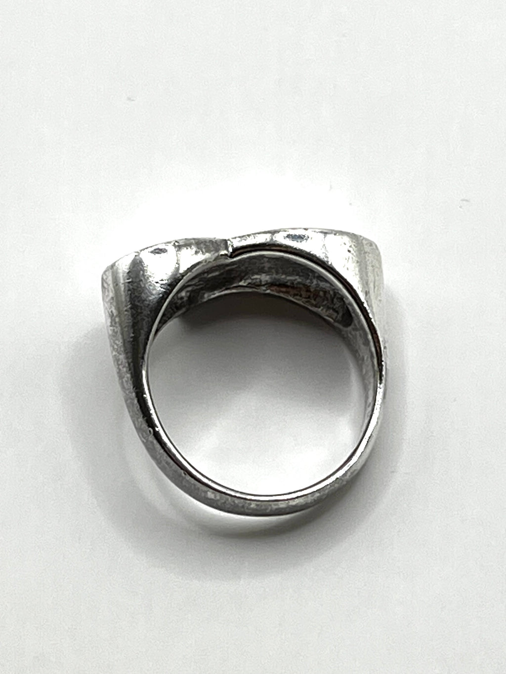 Vintage 925 Hopea Sydänsormus - 16.25mm