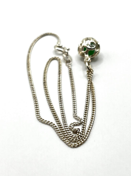 925 Hopea Kaulakoru Riipuksella 1mm, 35cm