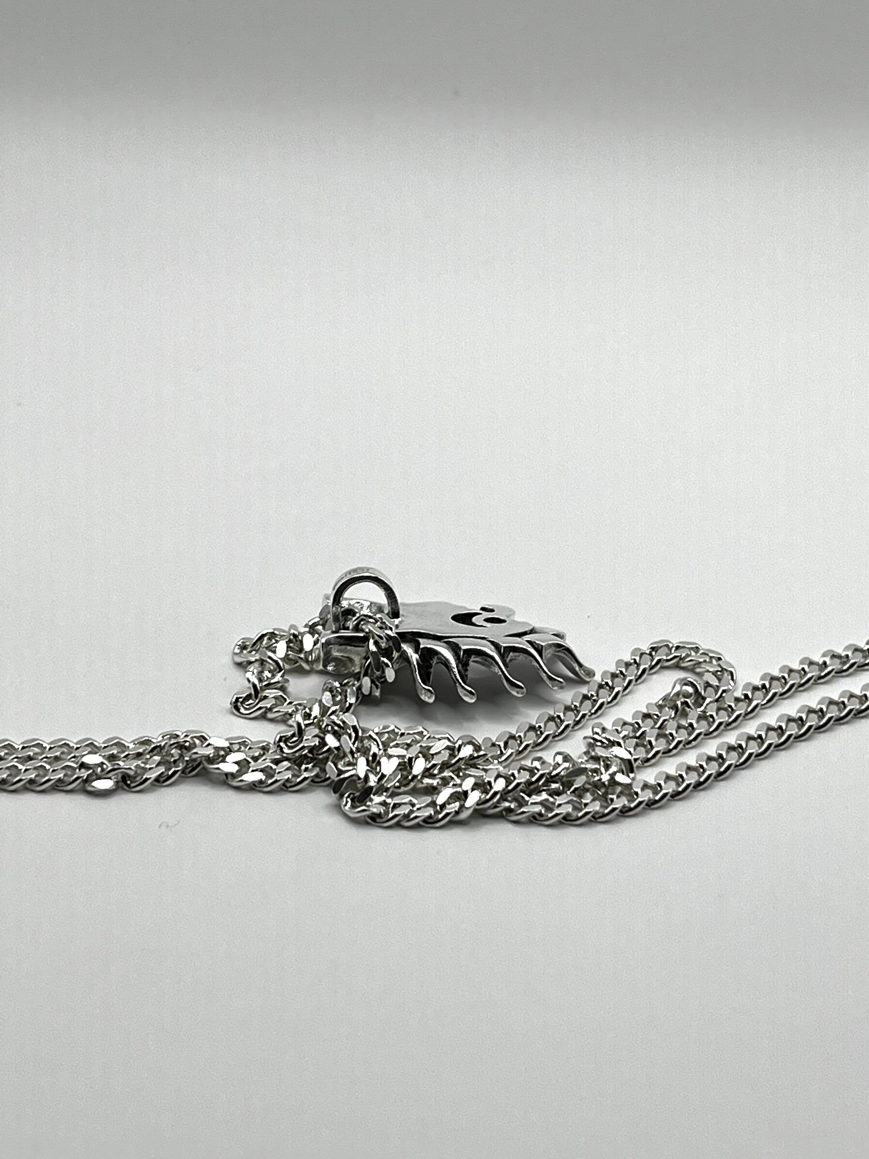 925 Hopea Lumoava Leijona-riipus Kaulaketjulla 3mm, 51cm