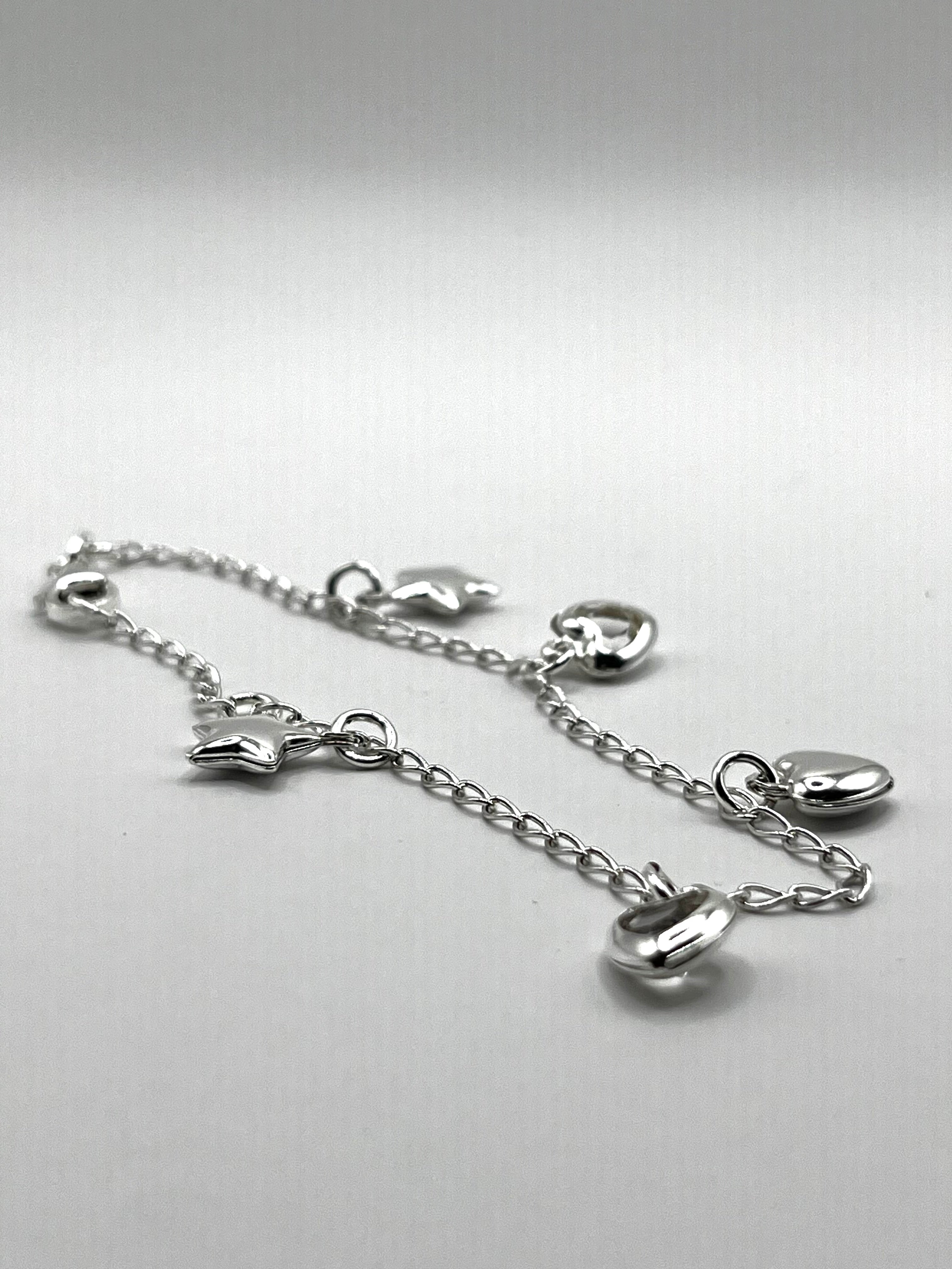 925 Hopea Rannekoru Riipuksilla 18cm