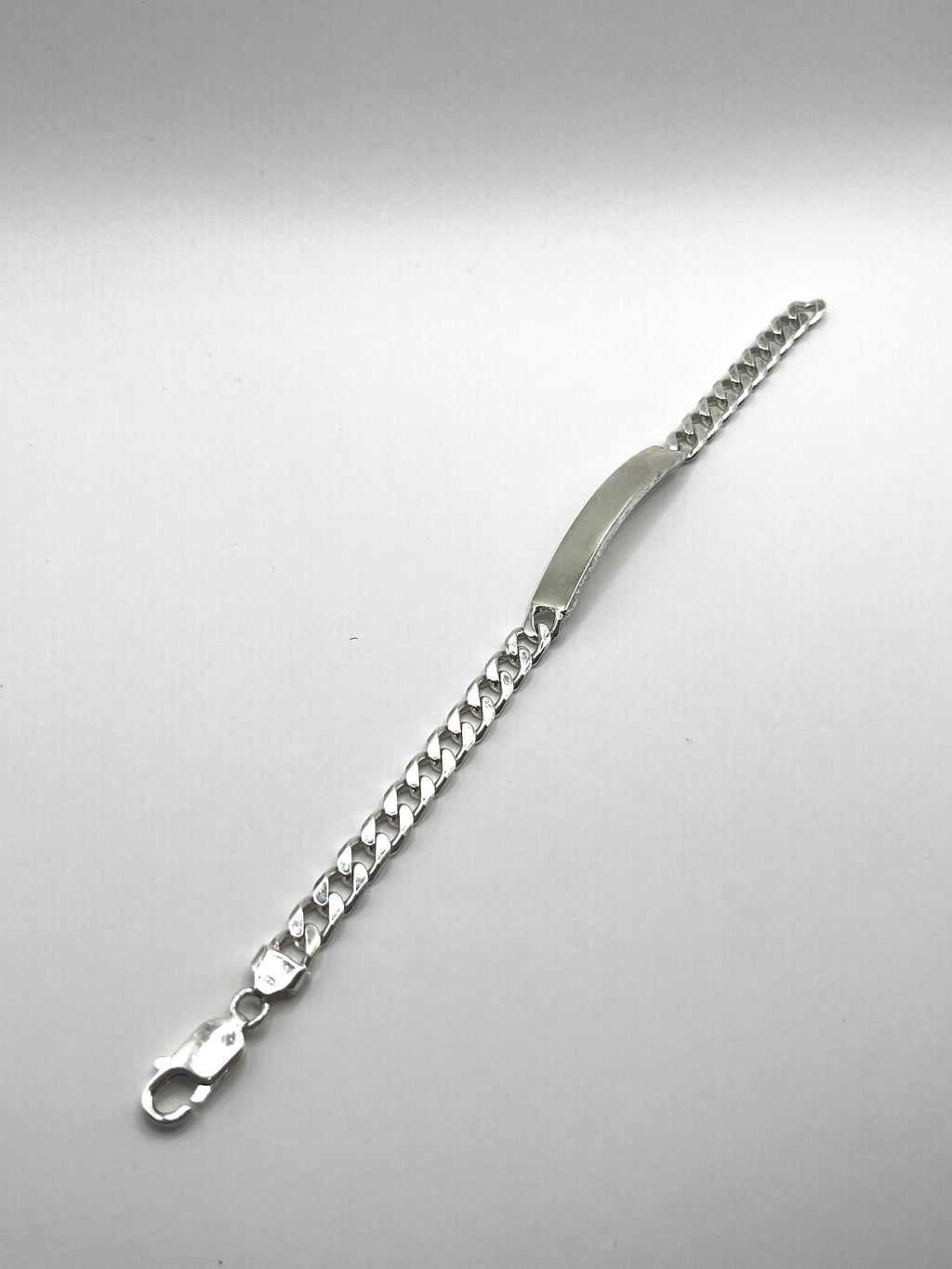 925 Hopea Panssari Ranneketju Laatalla 6mm, 18cm