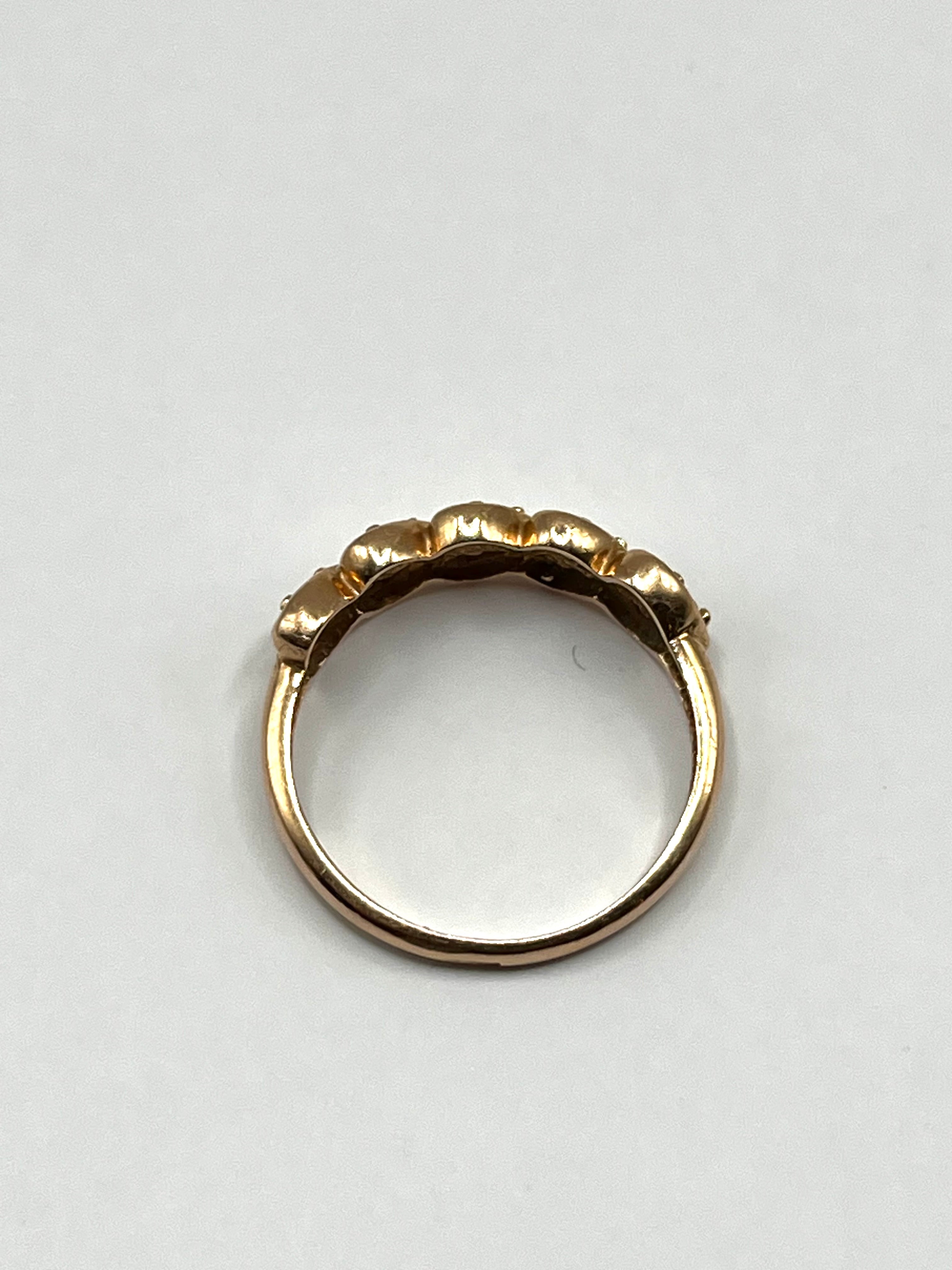 14K Sydän Kultasormus 18mm