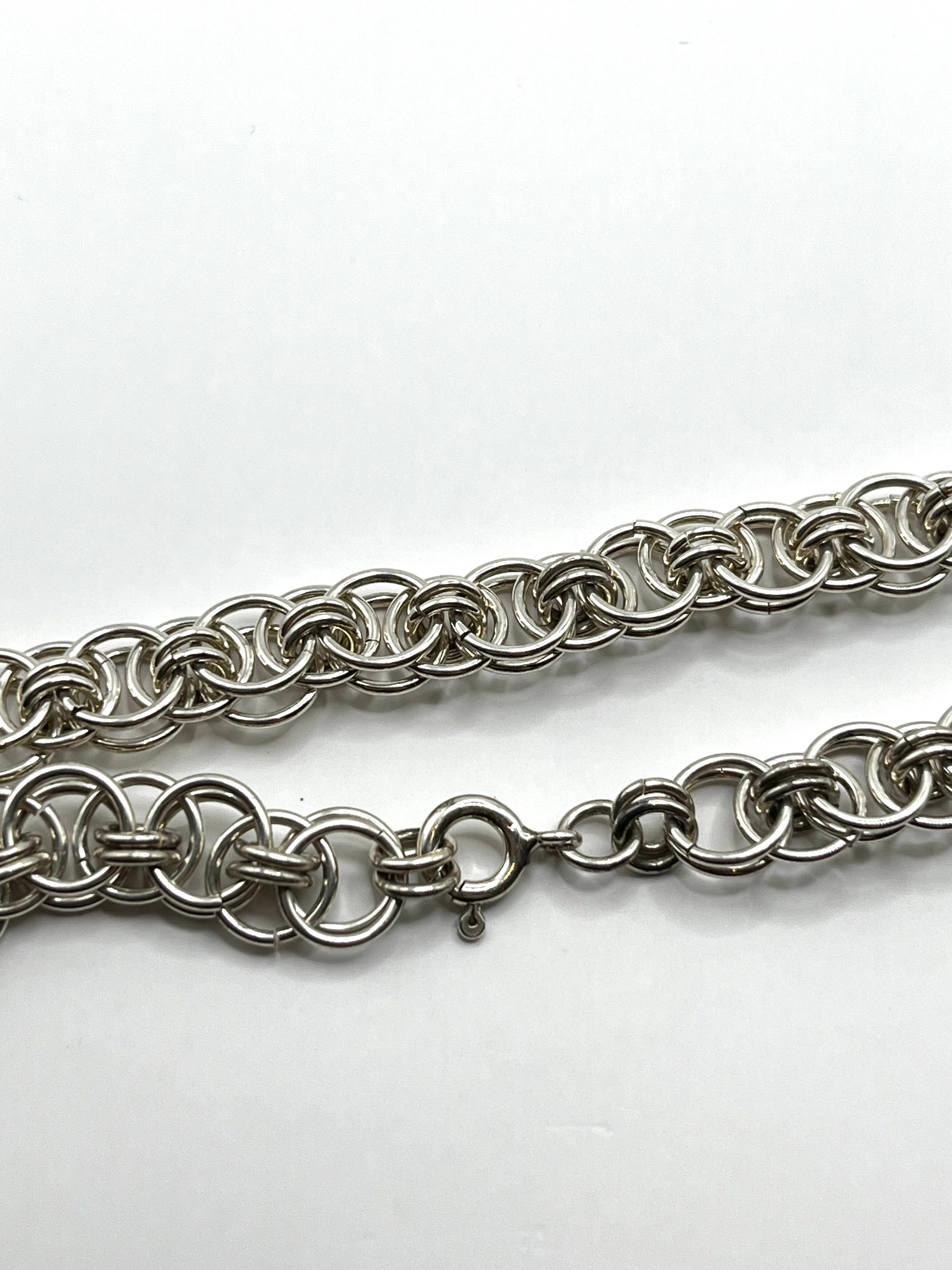 925 Hopea Käsintehty Bismarck Kaulaketju 8.5mm, 43cm