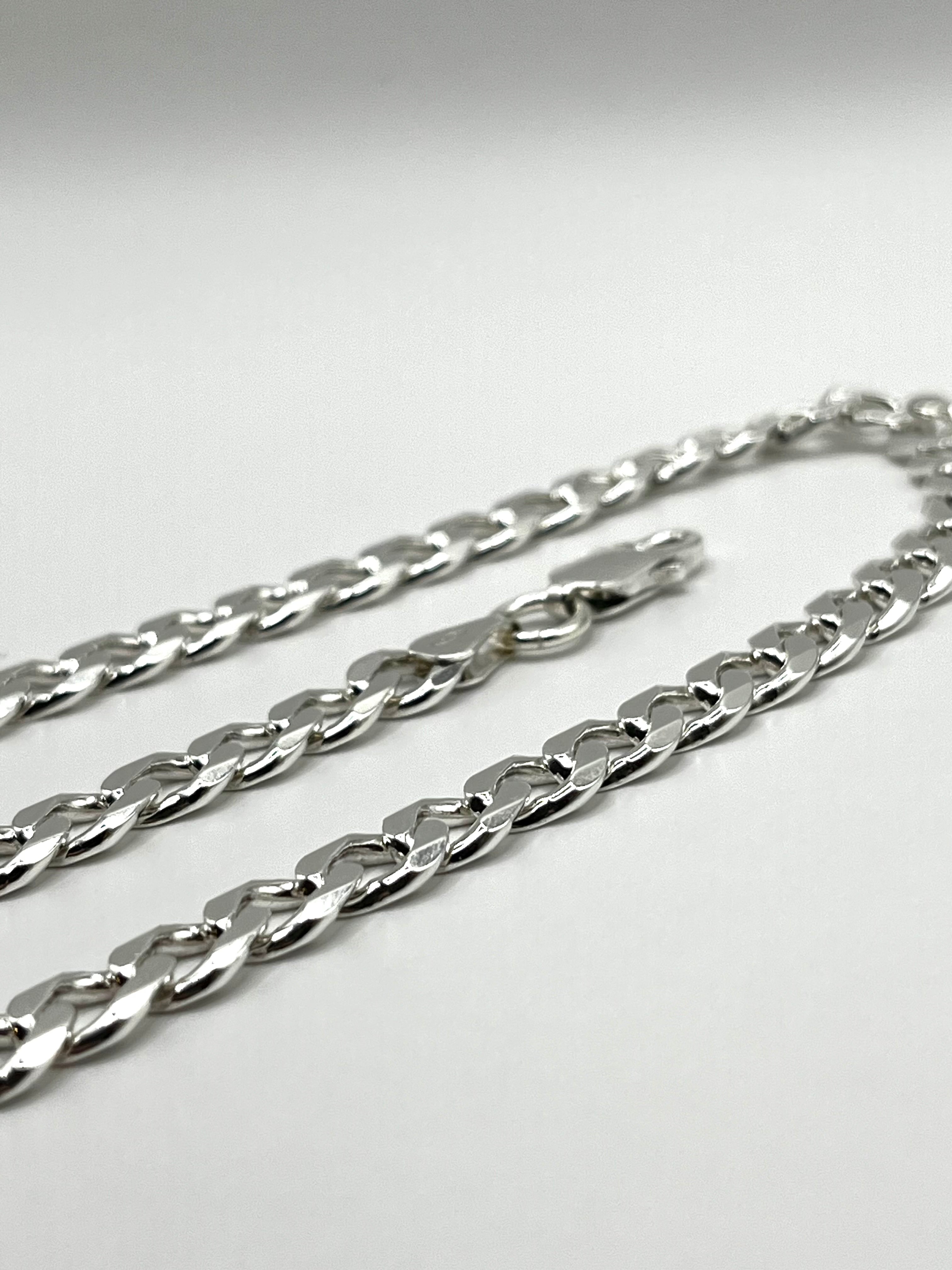 925 Hopea Panssariketju 7.5mm, 48.5cm