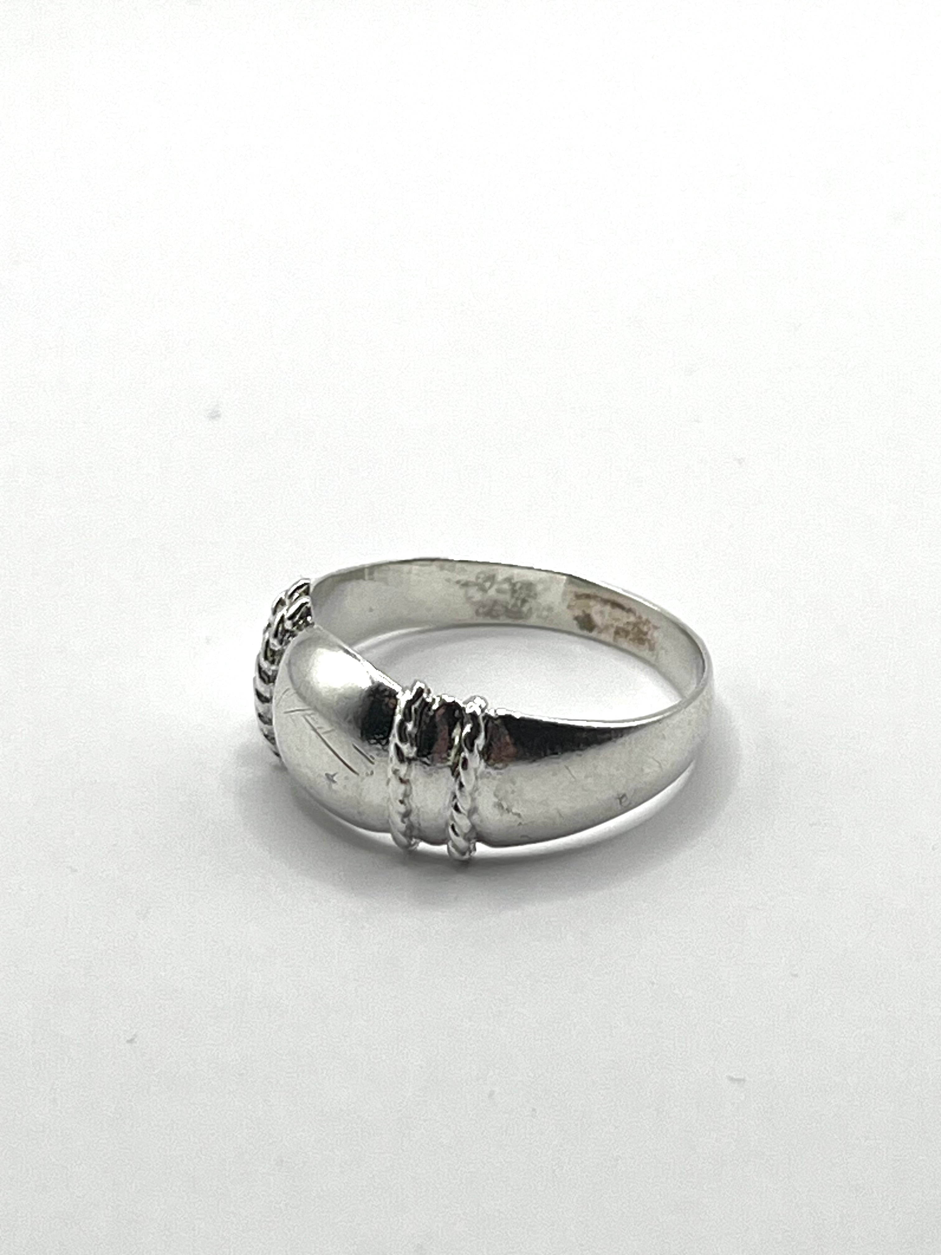 Vintage 925 Hopea Sormus - 19mm