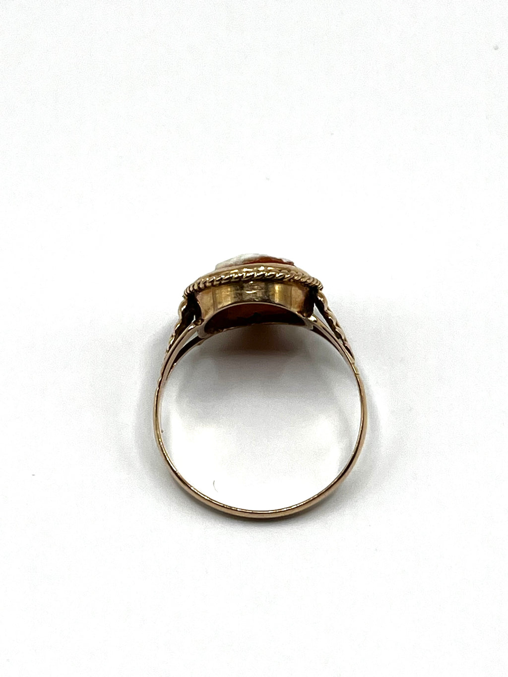 Vintage 14K Cameo Kultasormus 17.5mm v.1952