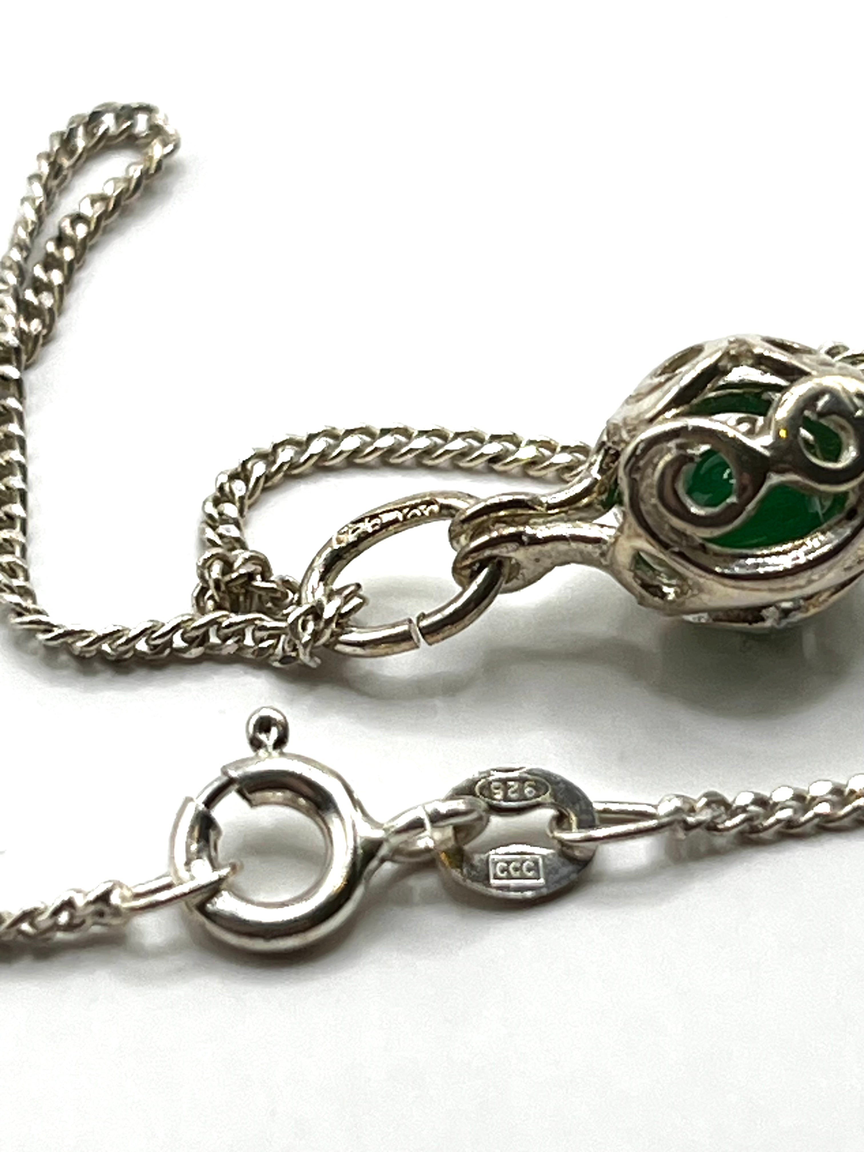 925 Hopea Kaulakoru Riipuksella 1mm, 35cm