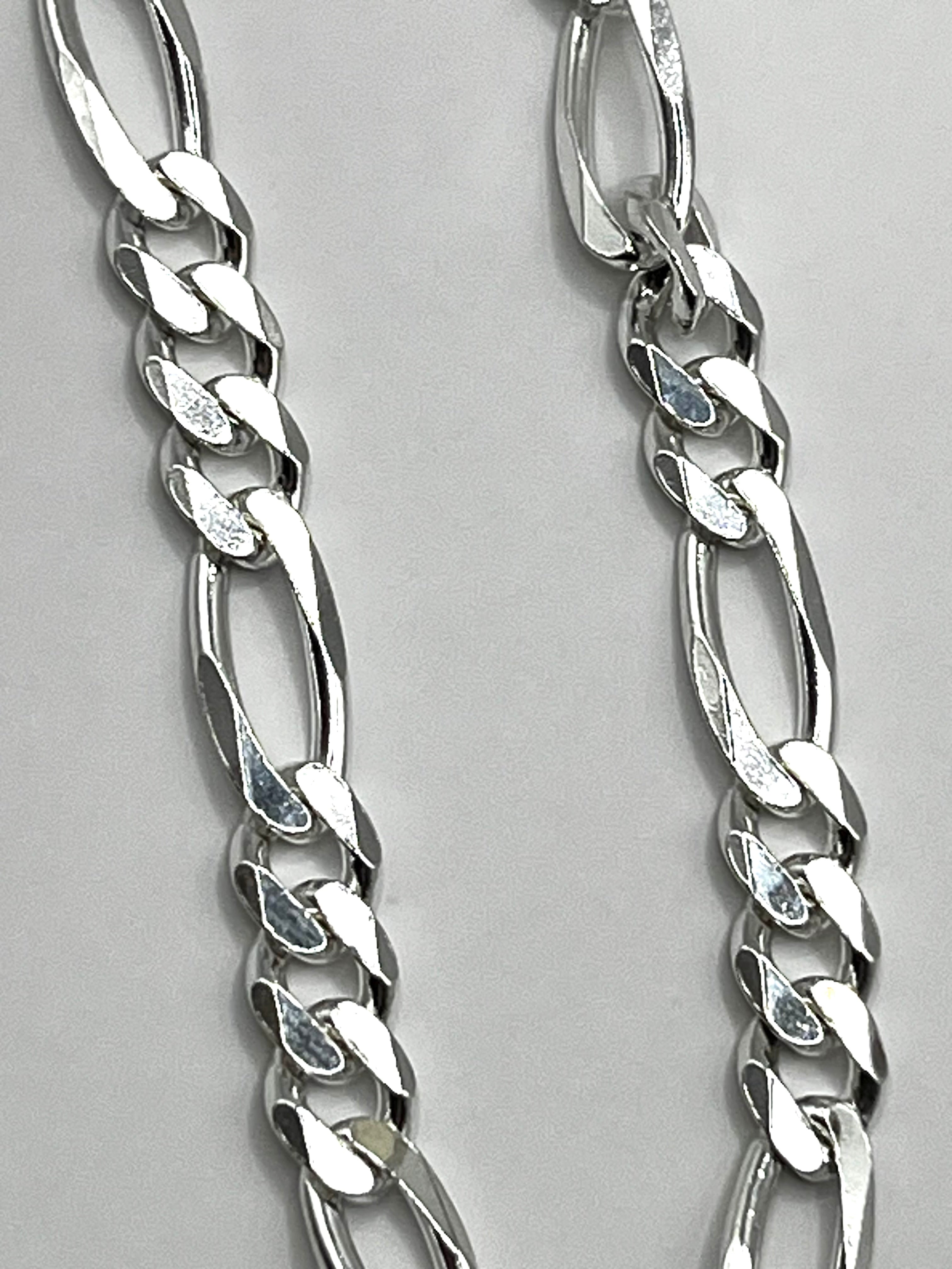 925 Hopea Figaro Kaulaketju 6mm, 61cm