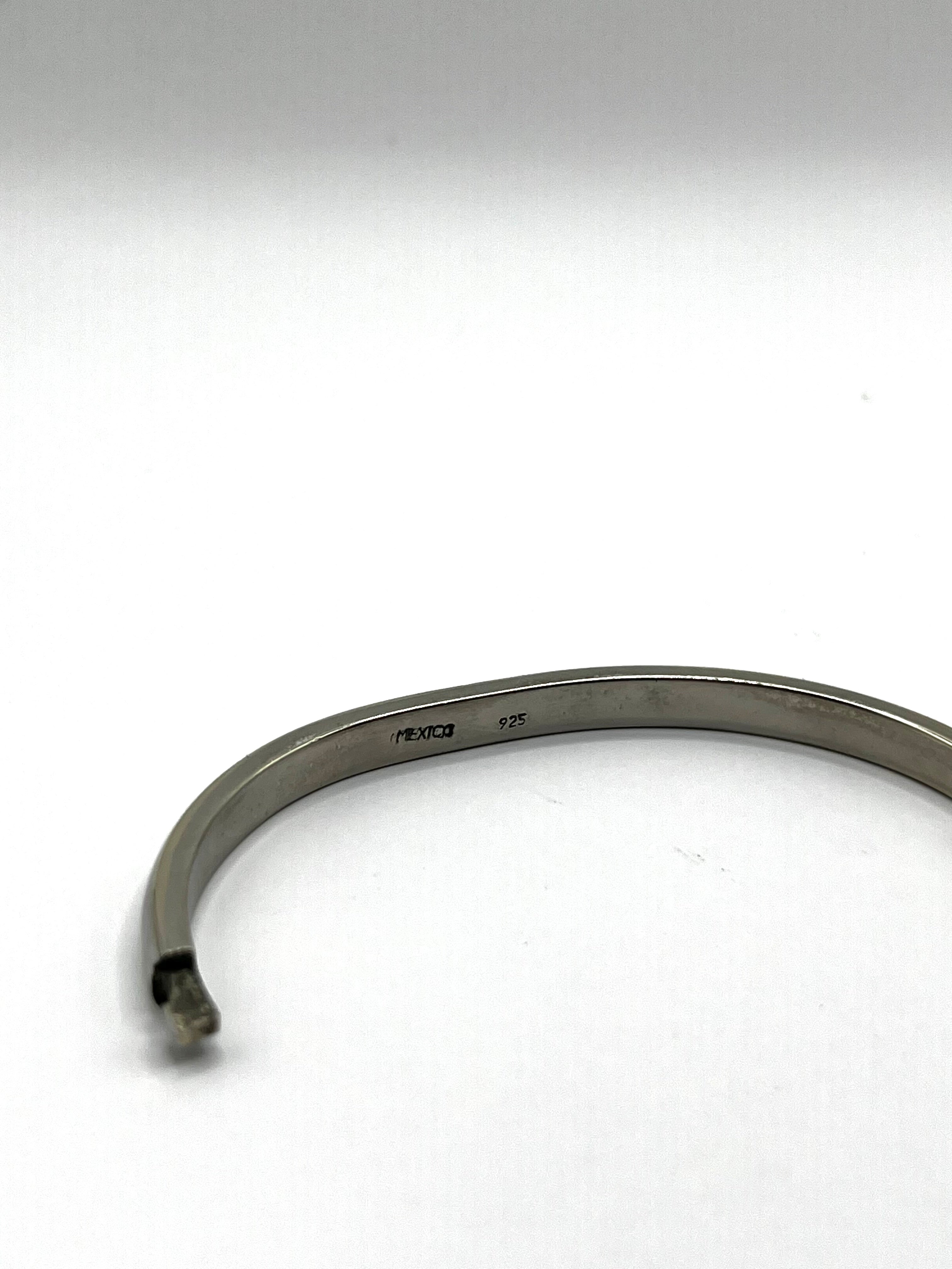 Vintage 925 Hopea Rannerengas 4.5mm