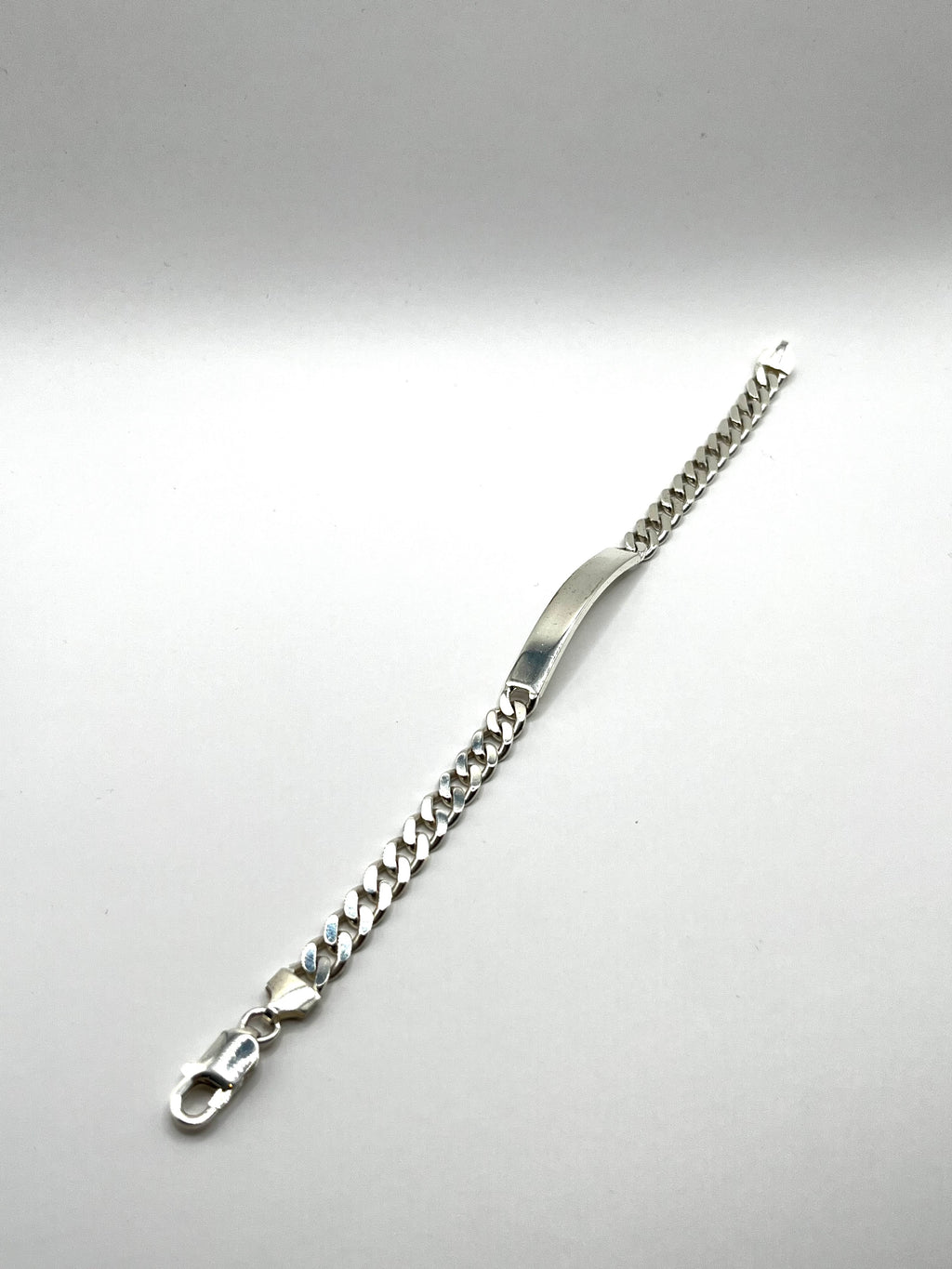 925 Hopea Panssari Ranneketju Laatalla 6mm, 20cm