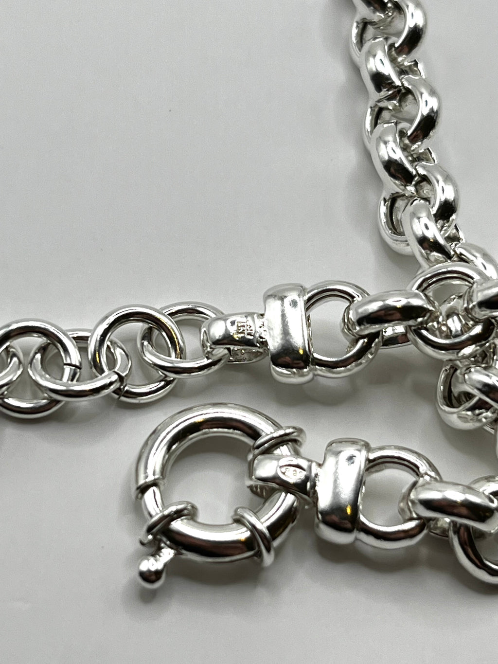 925 Hopea Papu Kaulaketju 7mm, 42cm-47.5cm