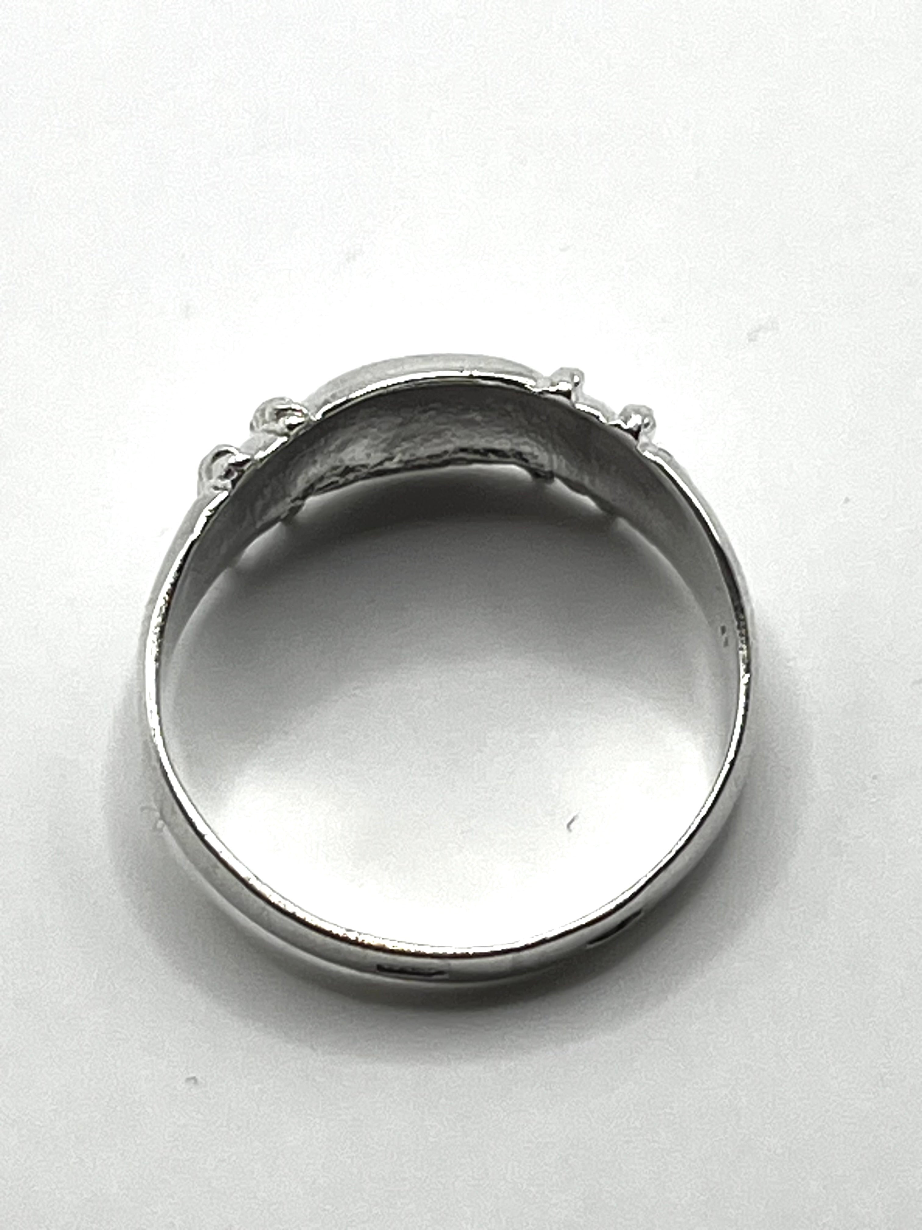 Vintage 925 Hopea Sormus - 19mm