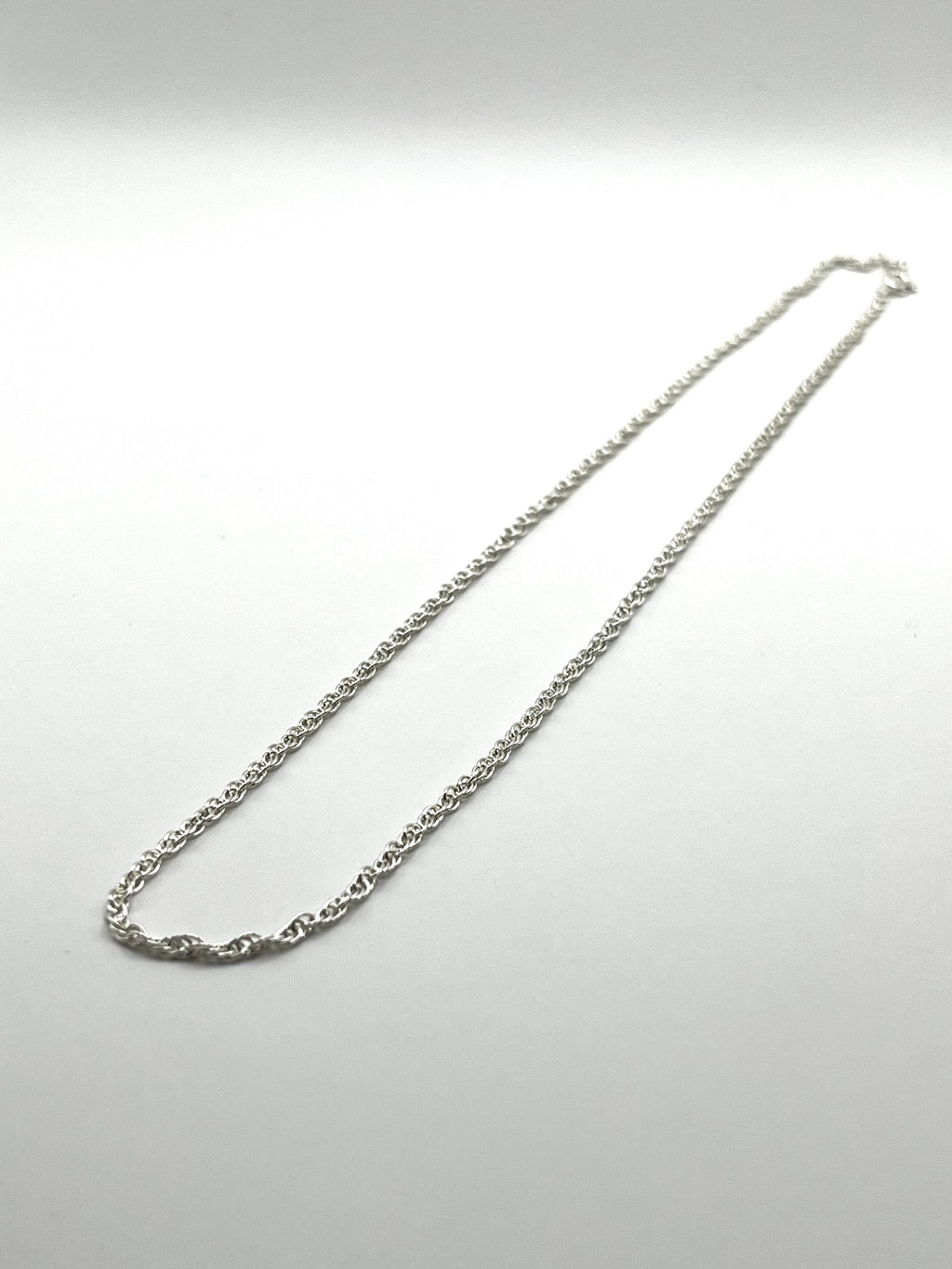 925 Hopea Köysi Kaulaketju 2mm, 45cm