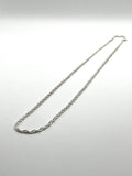 925 Hopea Köysi Kaulaketju 2mm, 45cm