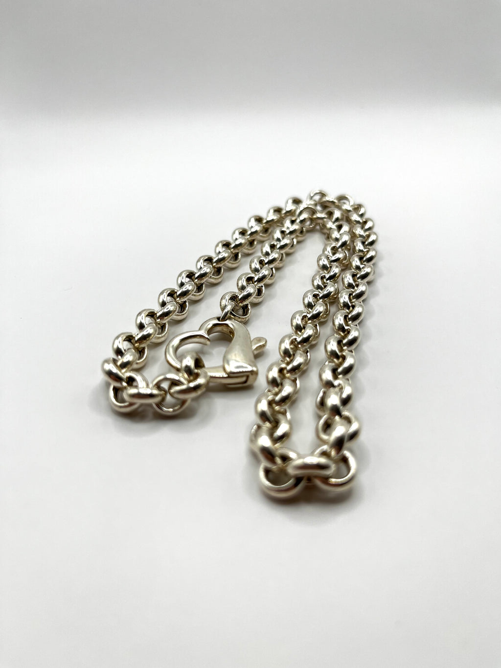 925 Hopea Papu Kaulaketju 8mm, 46cm