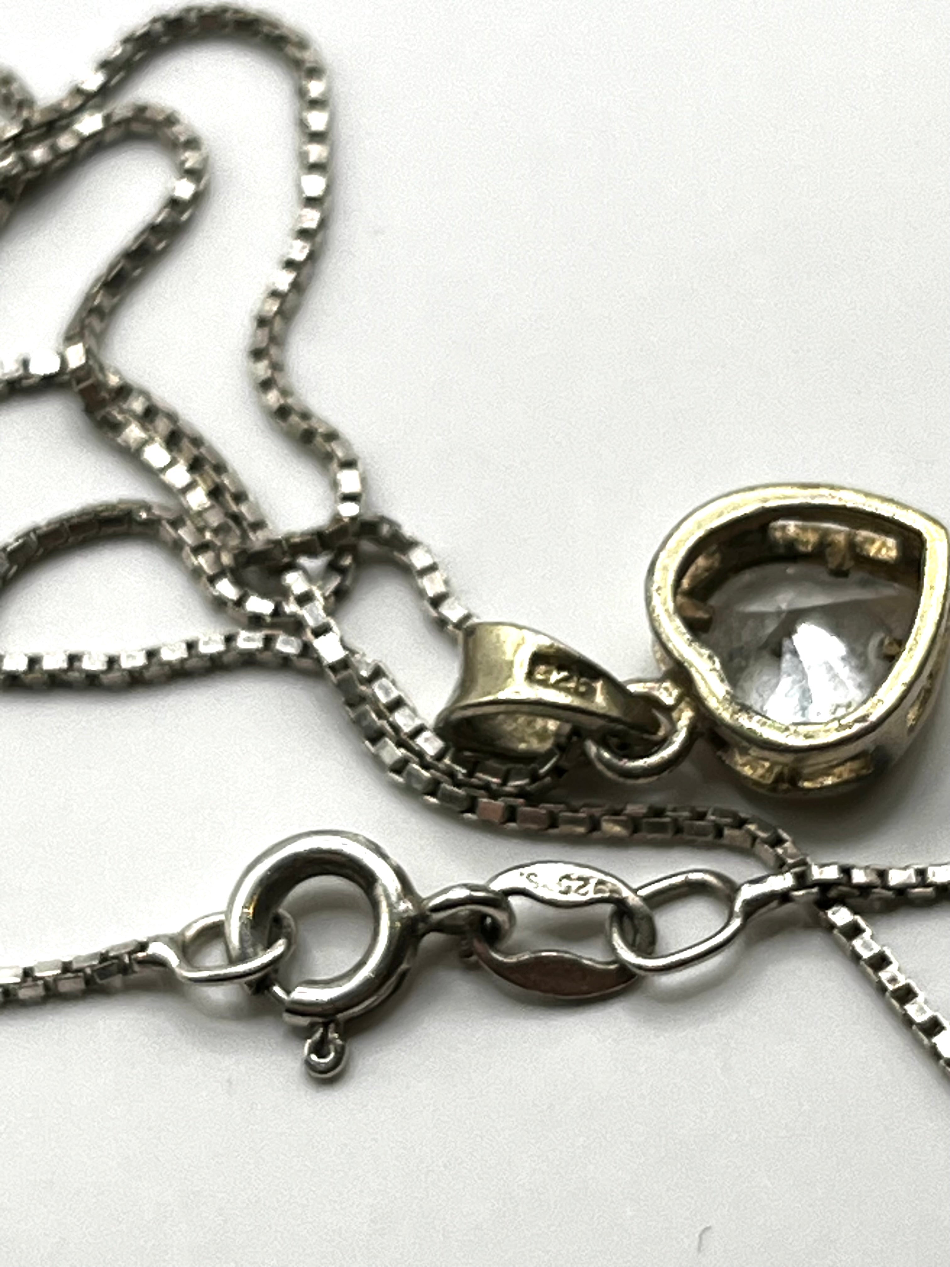 925 Hopea Kaulakoru Sydänriipuksella 1mm, 38cm