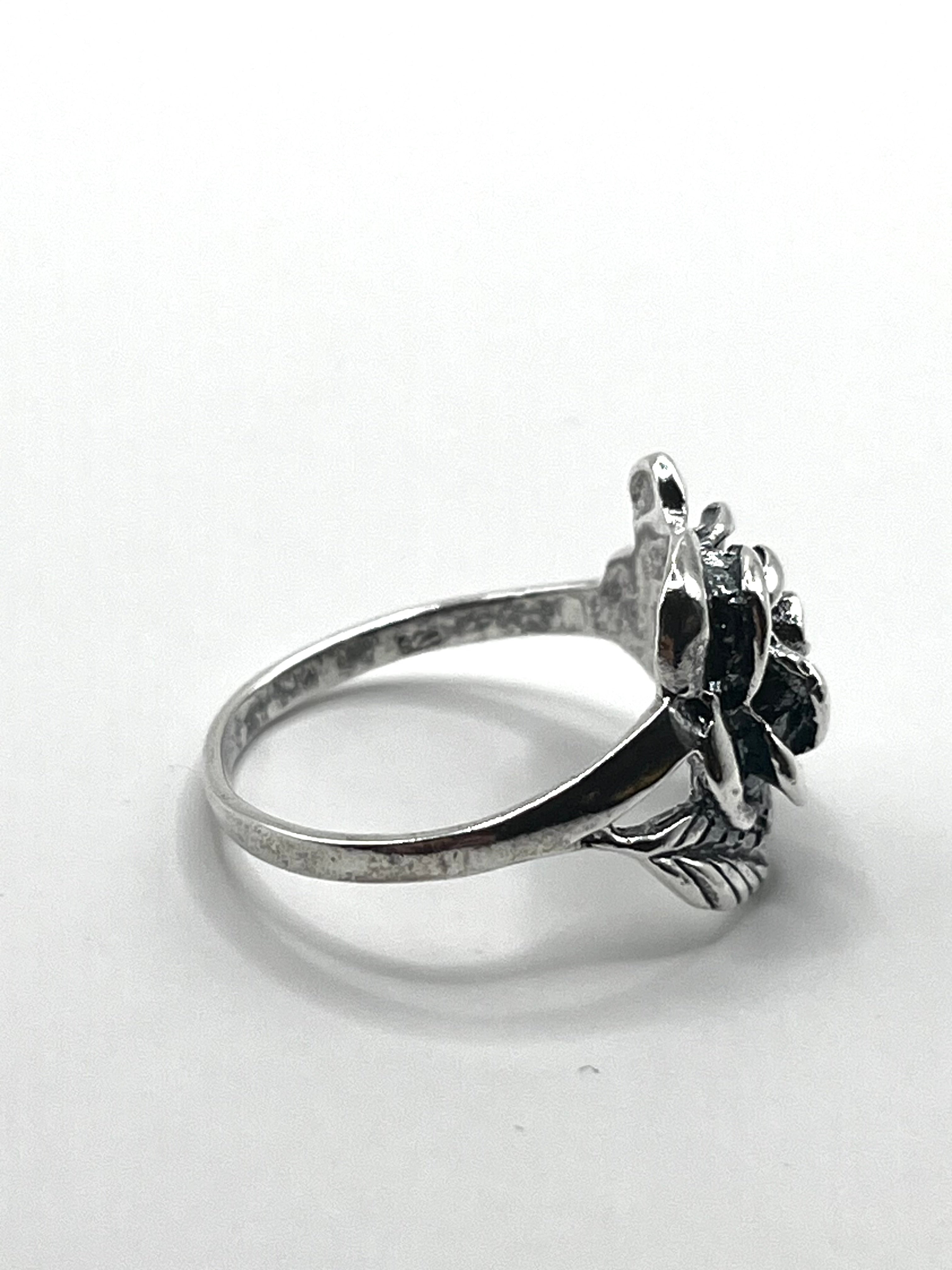 Vintage 925 Hopea Ruususormus 22mm