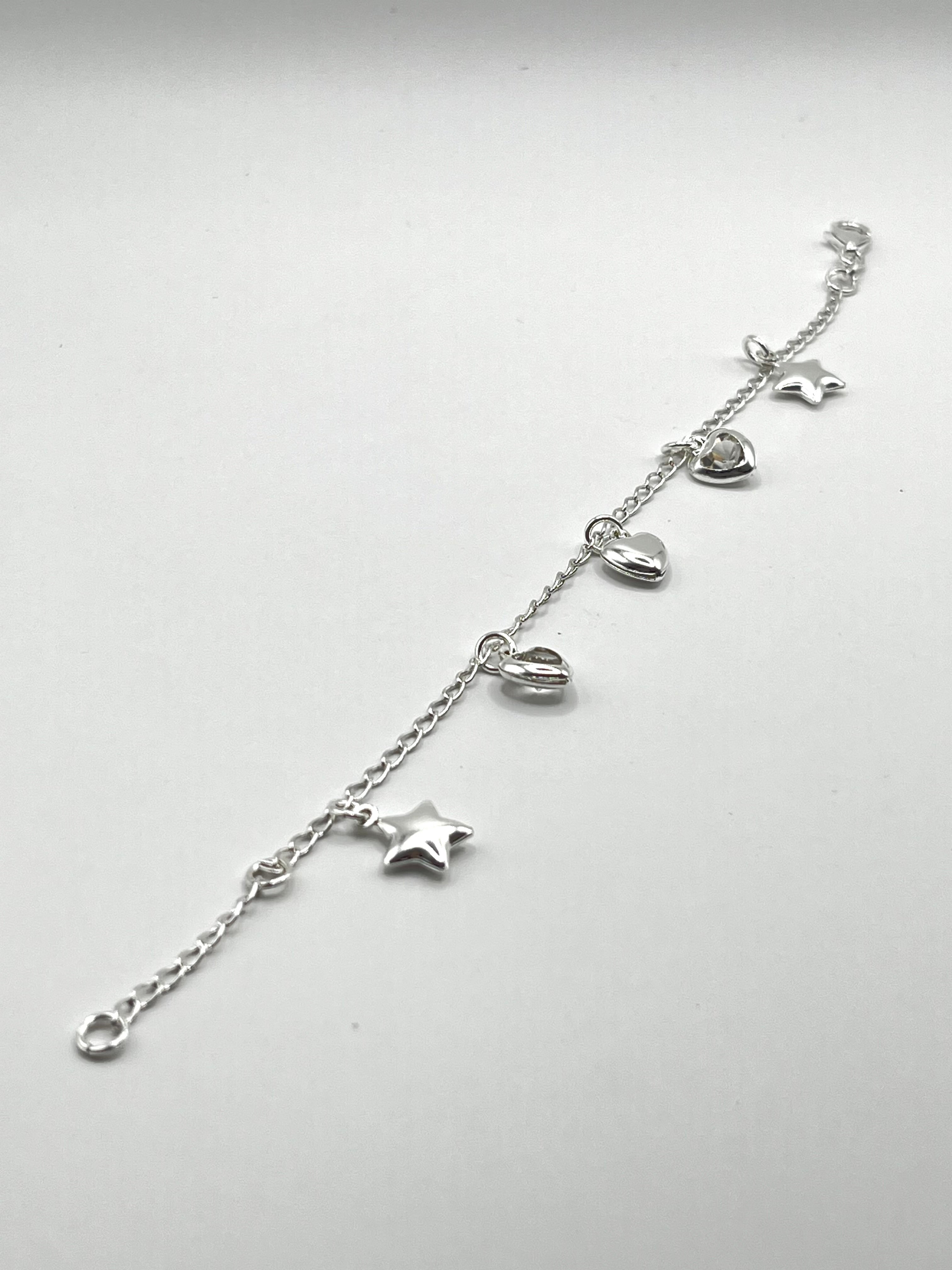 925 Hopea Rannekoru Riipuksilla 18cm