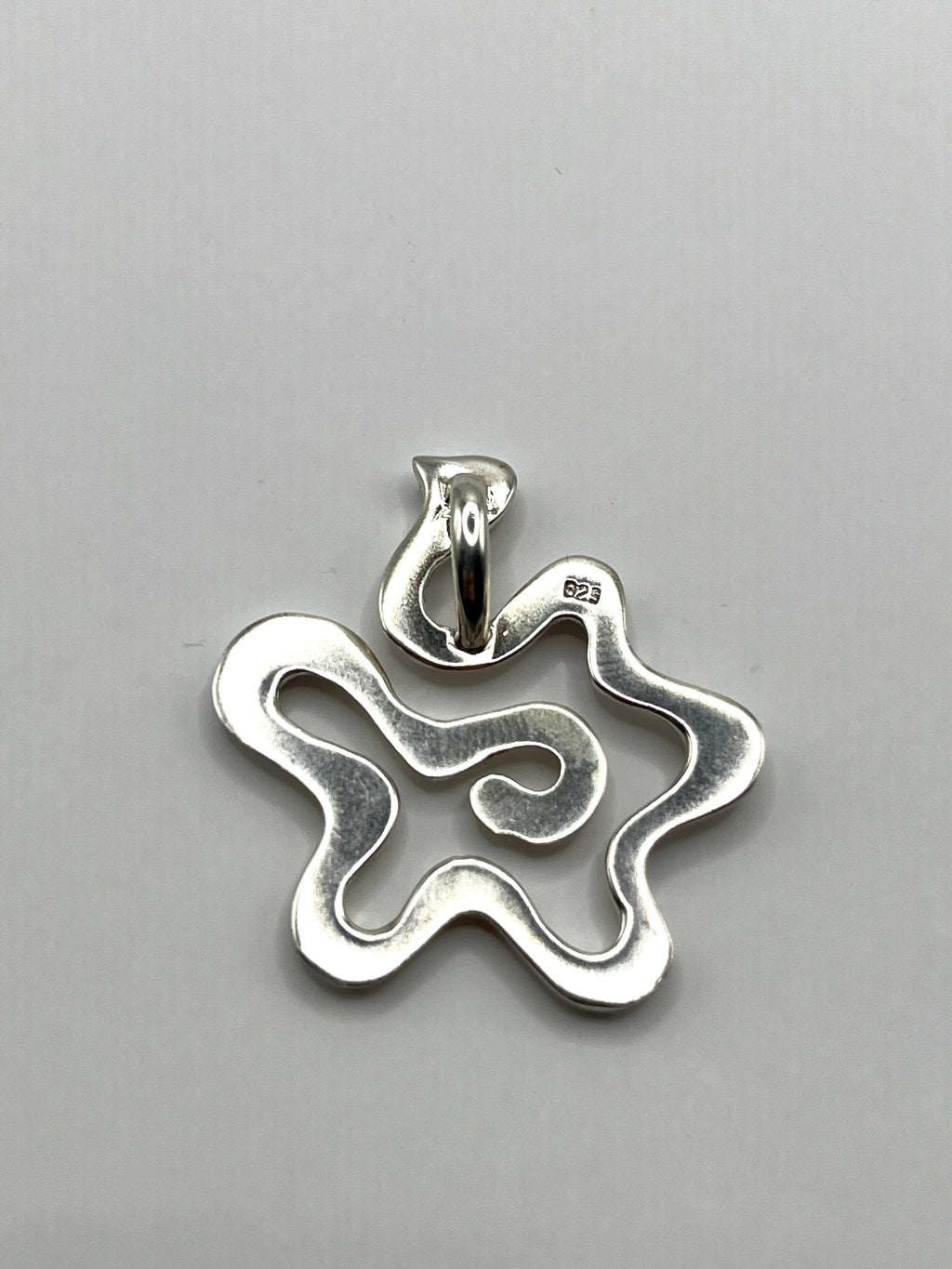 Vintage 925 Hopea "Roiske" Riipus 33mm x 33m