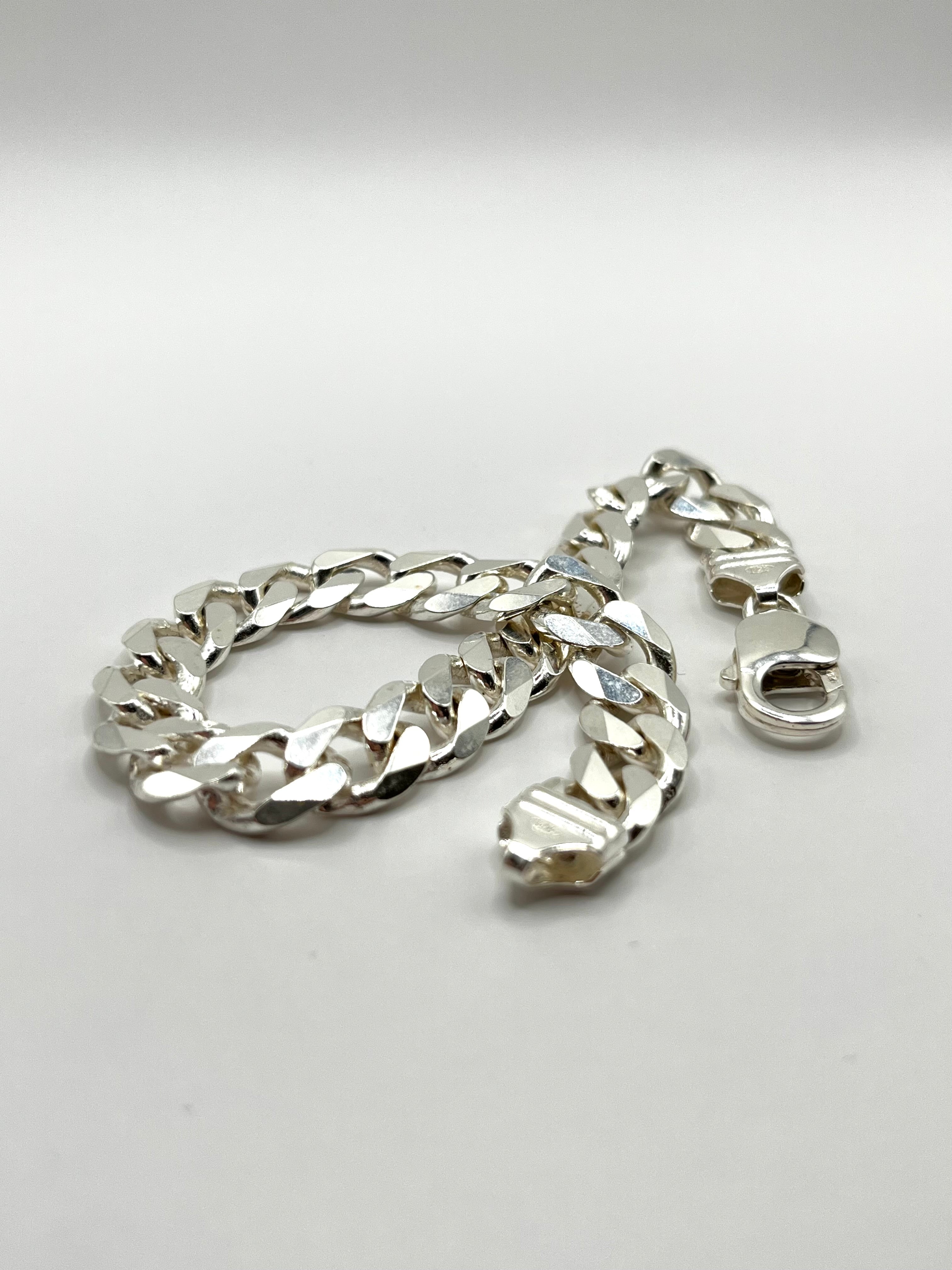 925 Hopea Panssari Ranneketju 9mm, 22.5cm