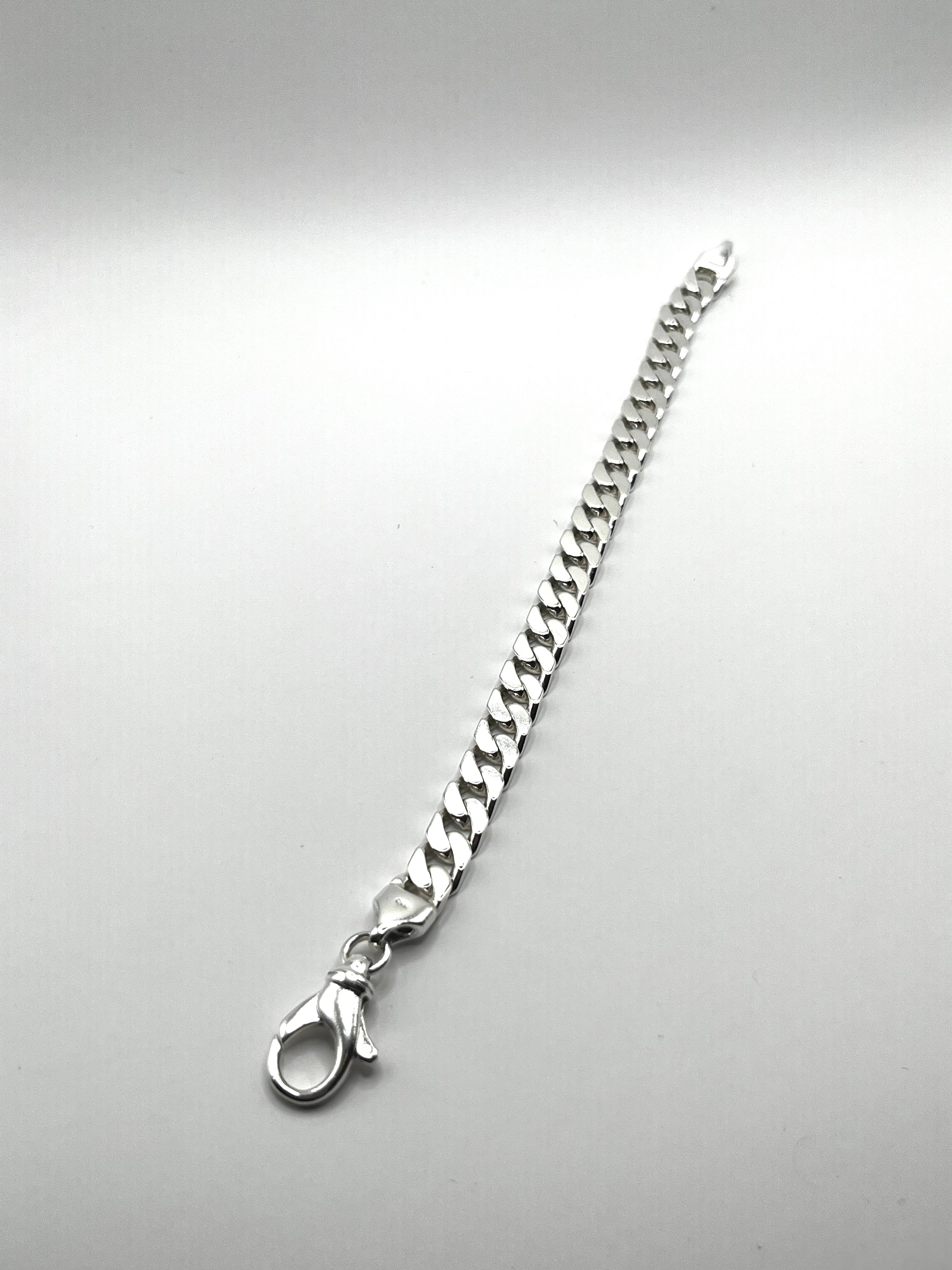 925 Hopea Panssari Ranneketju 7mm, 19.5cm