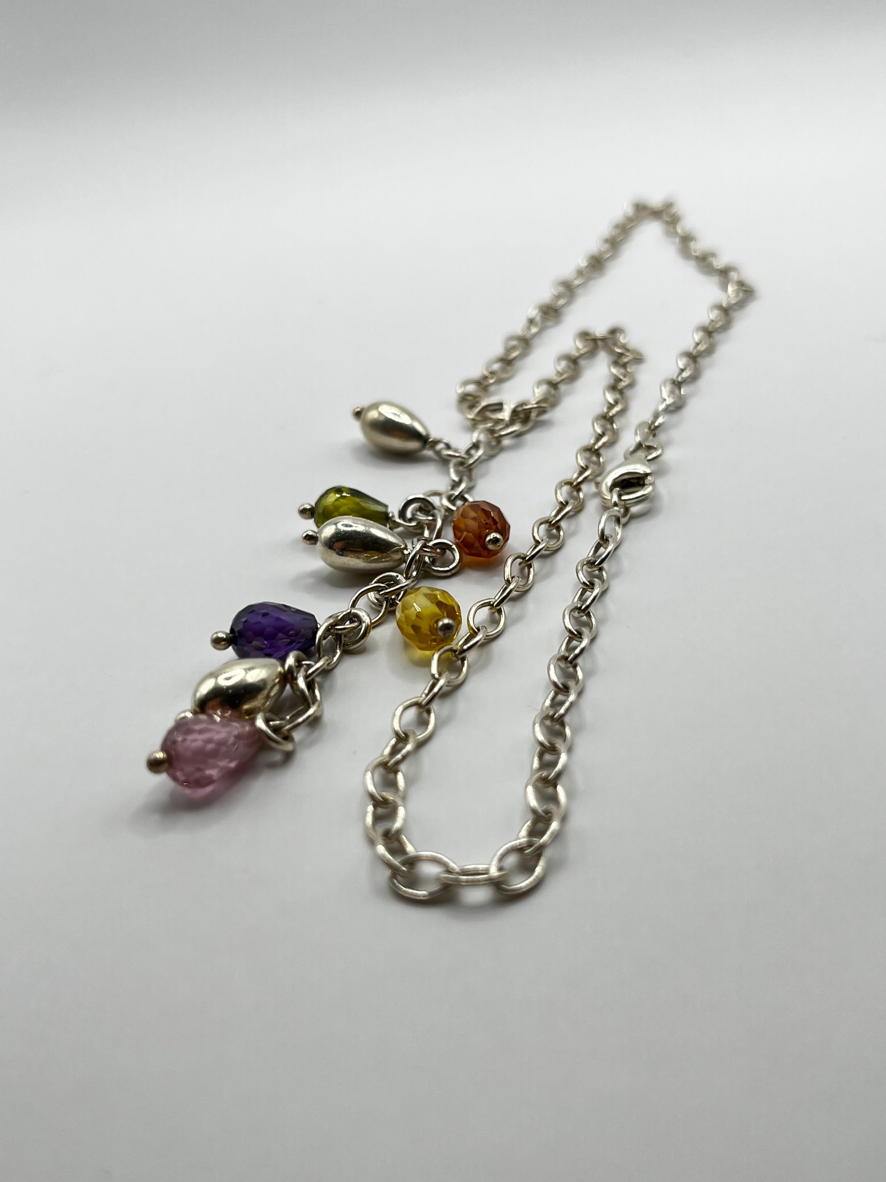 925 Hopea Kaulakoru Korukivillä 40cm