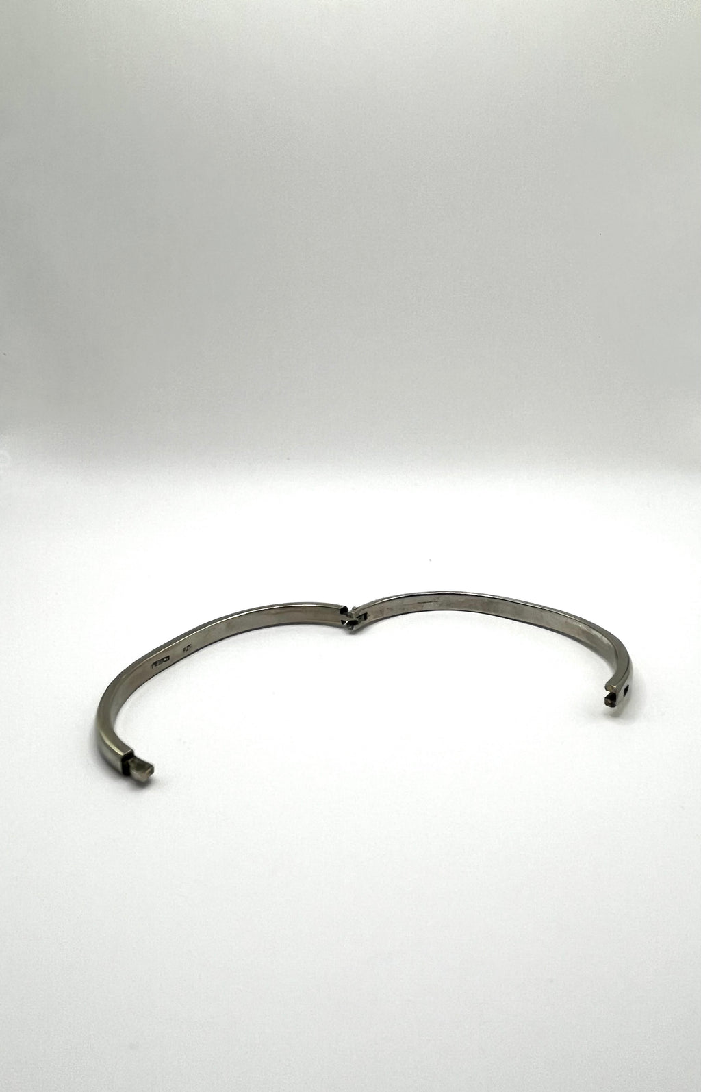 Vintage 925 Hopea Rannerengas 4.5mm