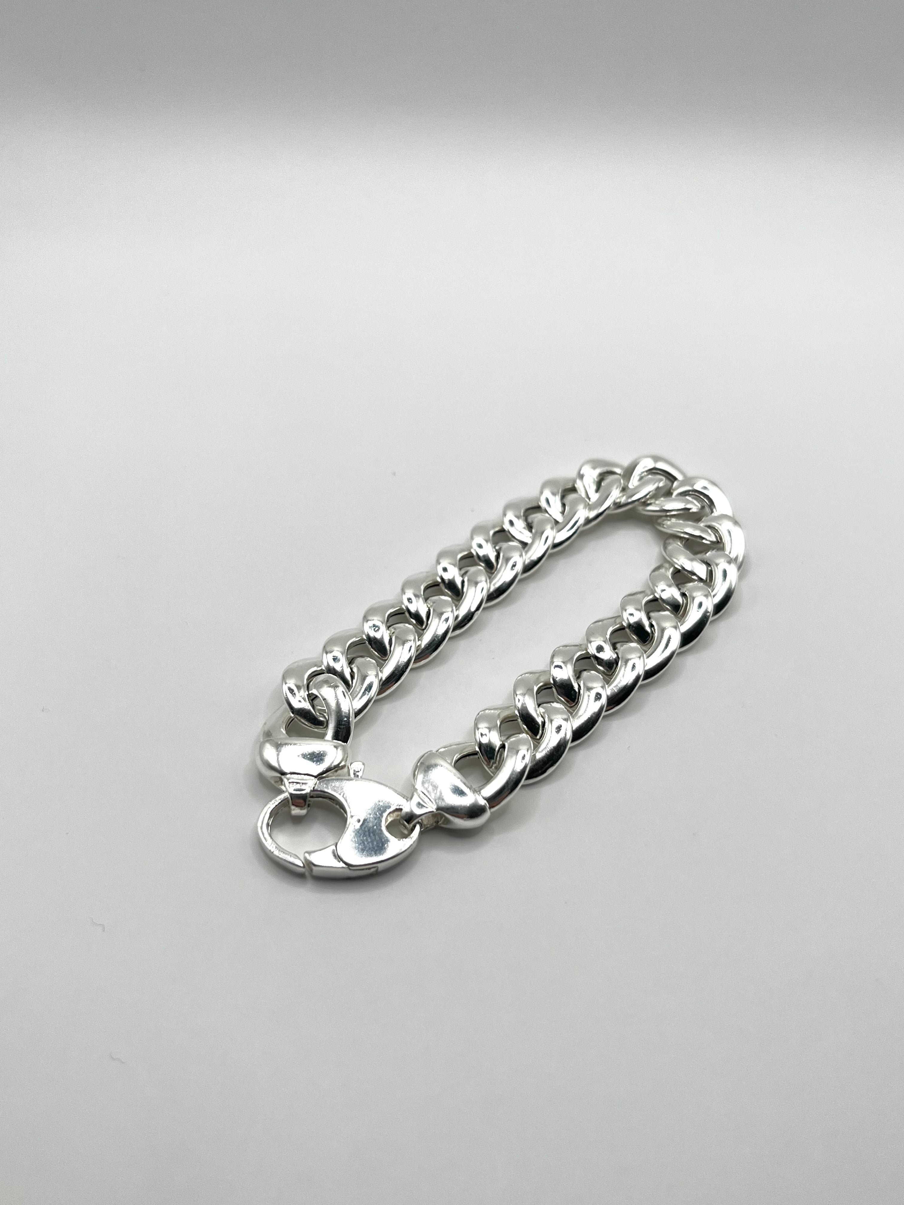 925 Hopea Panssari Ranneketju 11.5mm, 18cm