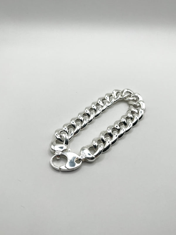 925 Hopea Panssari Ranneketju 11.5mm, 18cm