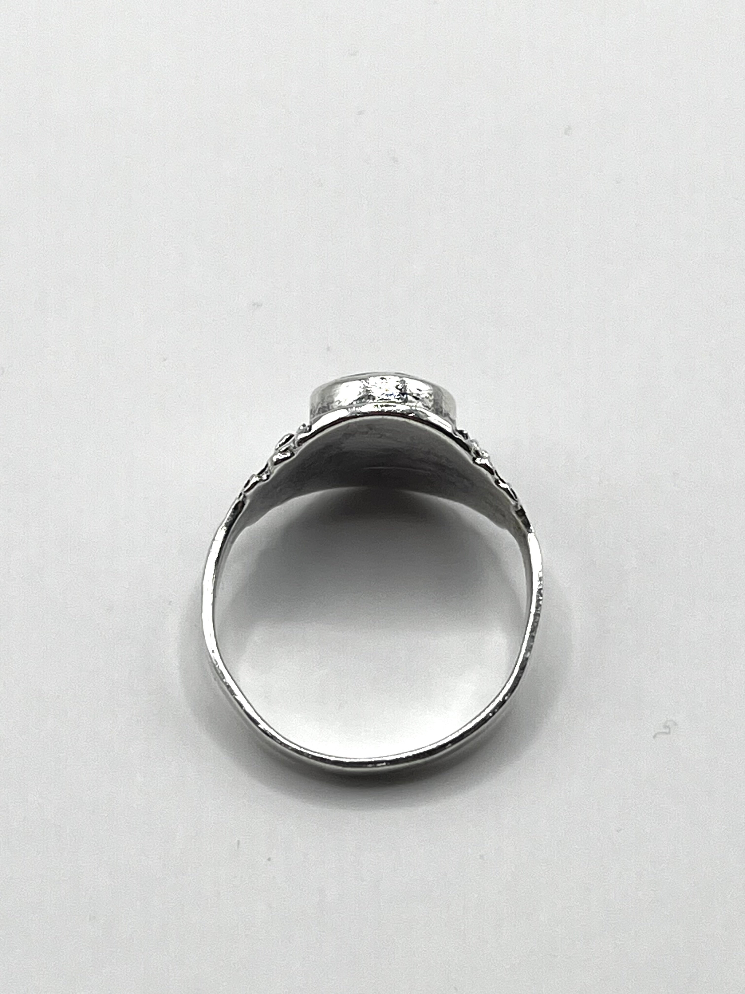 Vintage 925 Hopea Yin Yang Sormus 18.5mm