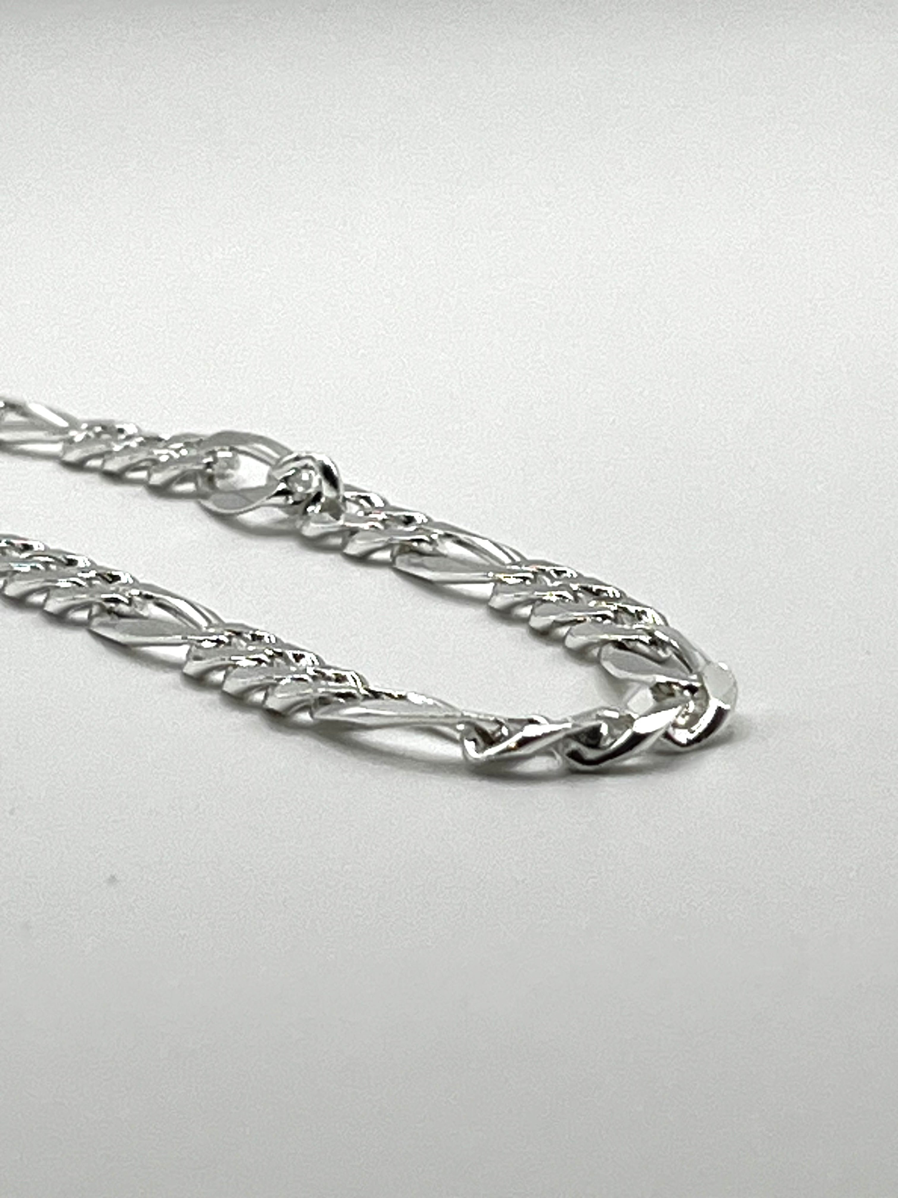 925 Hopea Figaro Kaulaketju 6mm, 61cm