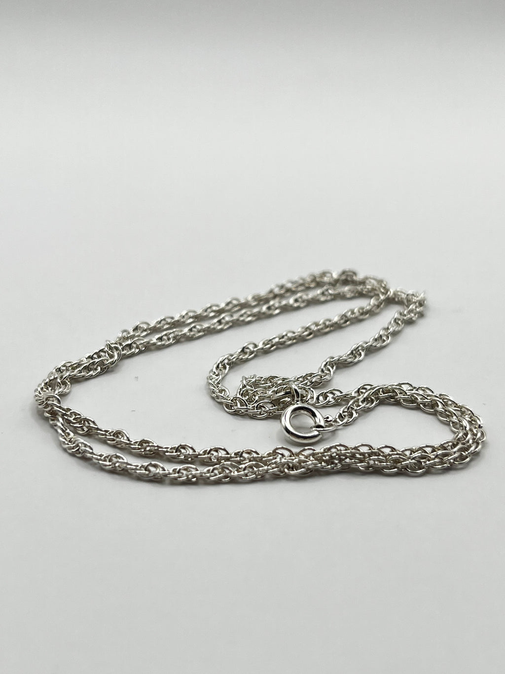 925 Hopea Köysi Kaulaketju 2mm, 45cm