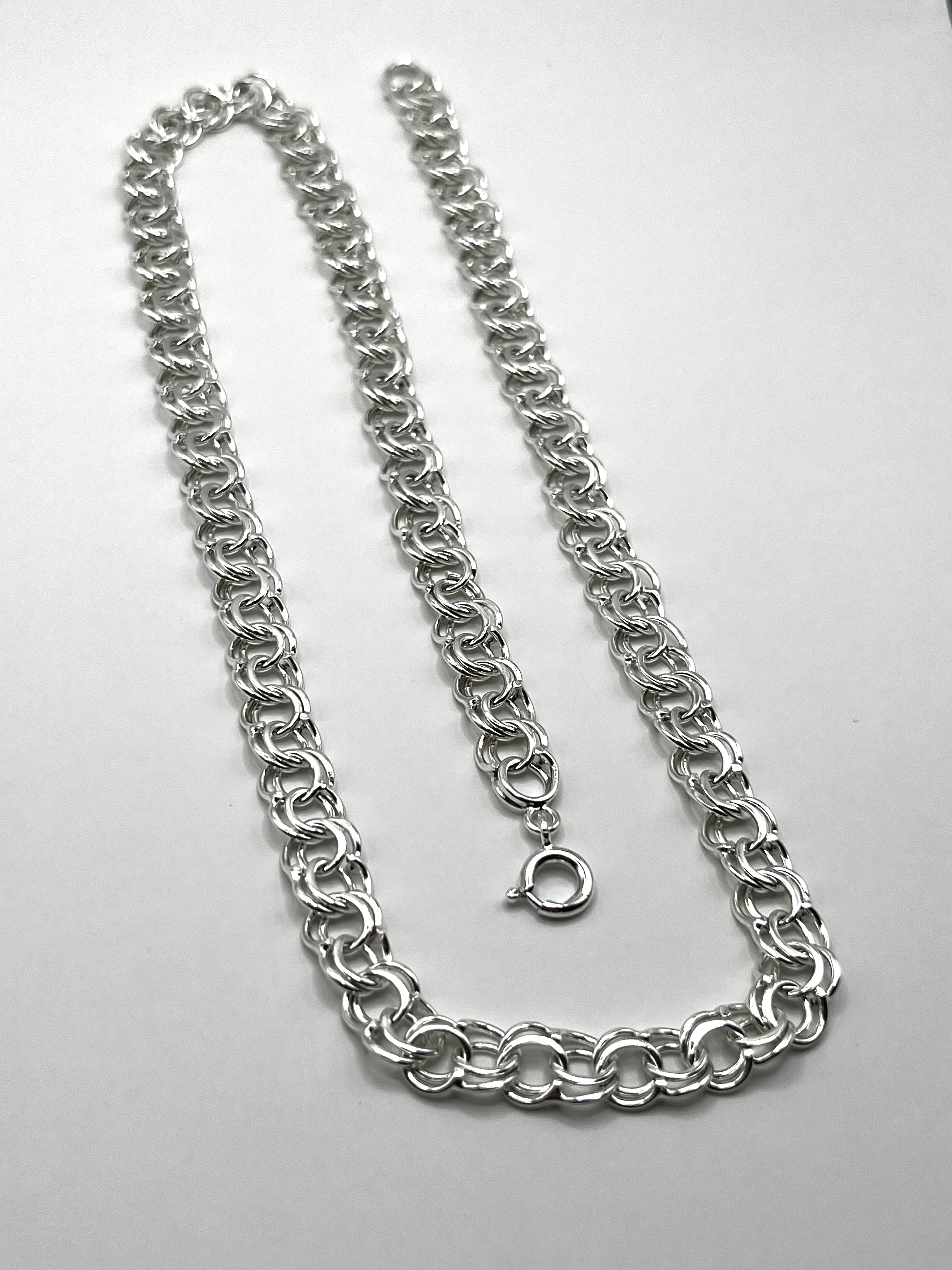 925 Hopea Bismarck Kaulaketju 8mm, 54cm